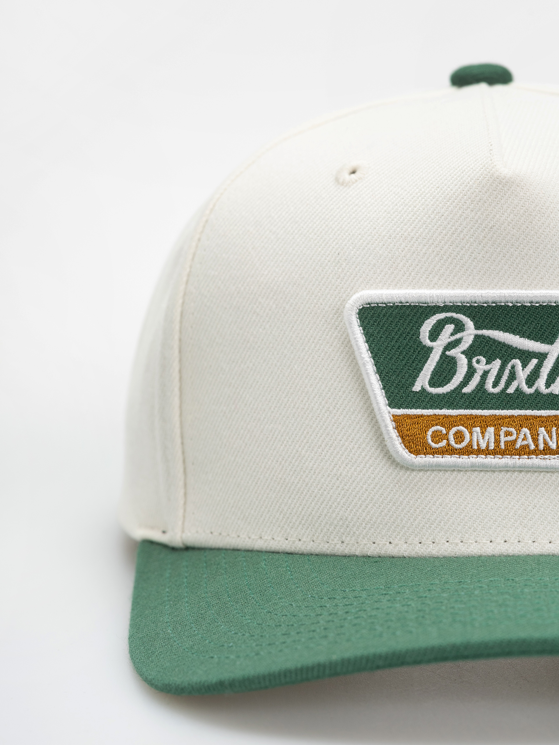 Brixton Linwood C Netplus Mp Snpk Baseball sapka (off white/primal green)