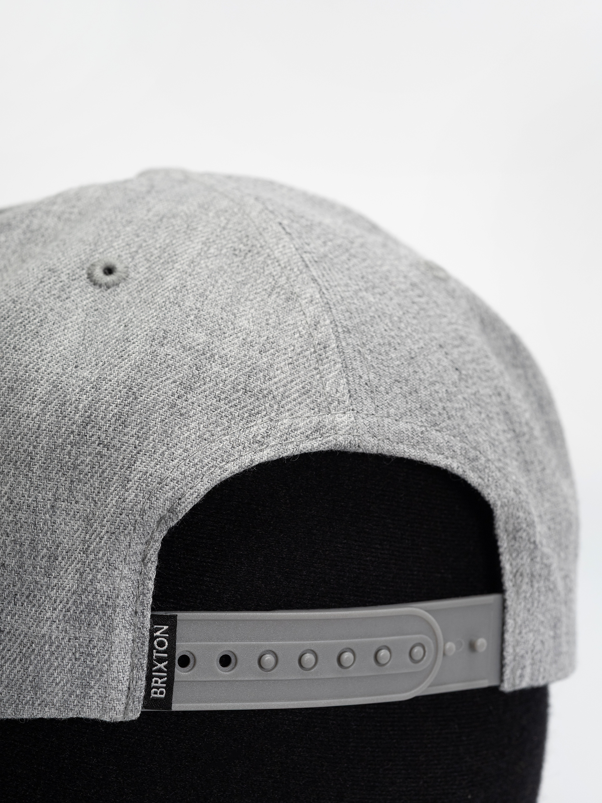 Brixton Crest C Mp Snapback Baseball sapka (light heather grey/light heath)
