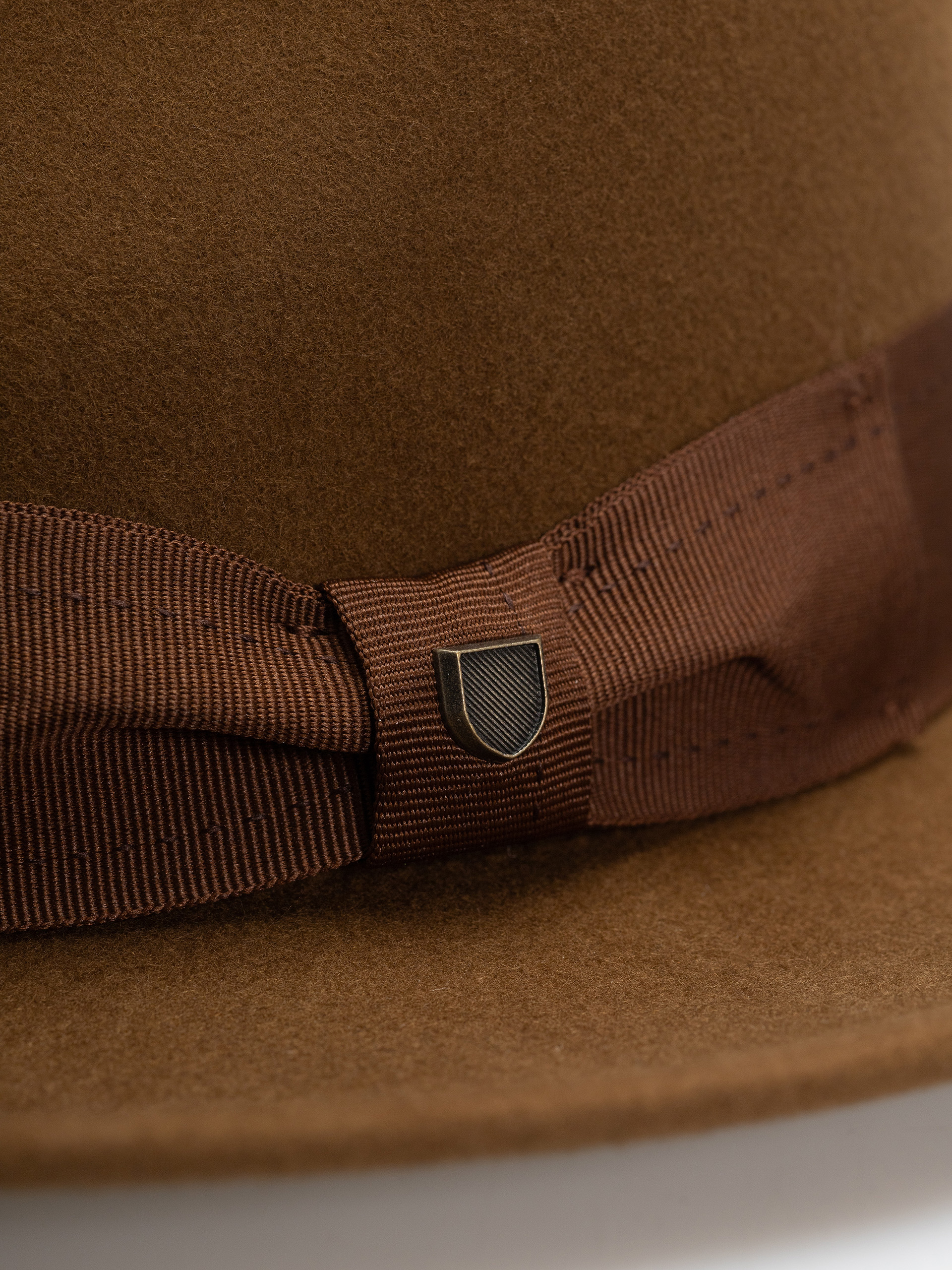 Brixton Swindle Convertabrim Fedora Kalap (coffee/light brown)