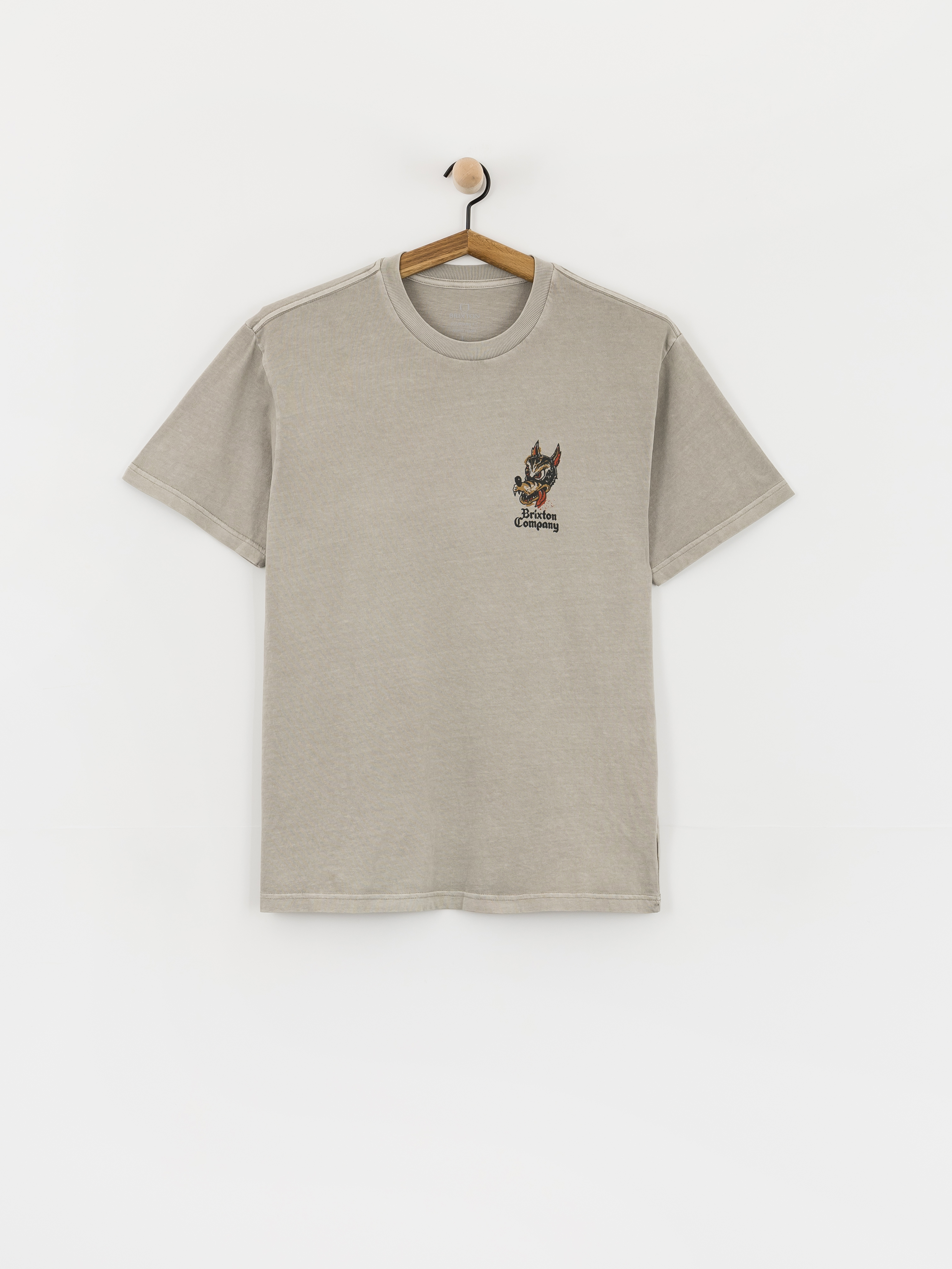 Brixton Dawg Stt Póló (pebble stone worn wash)