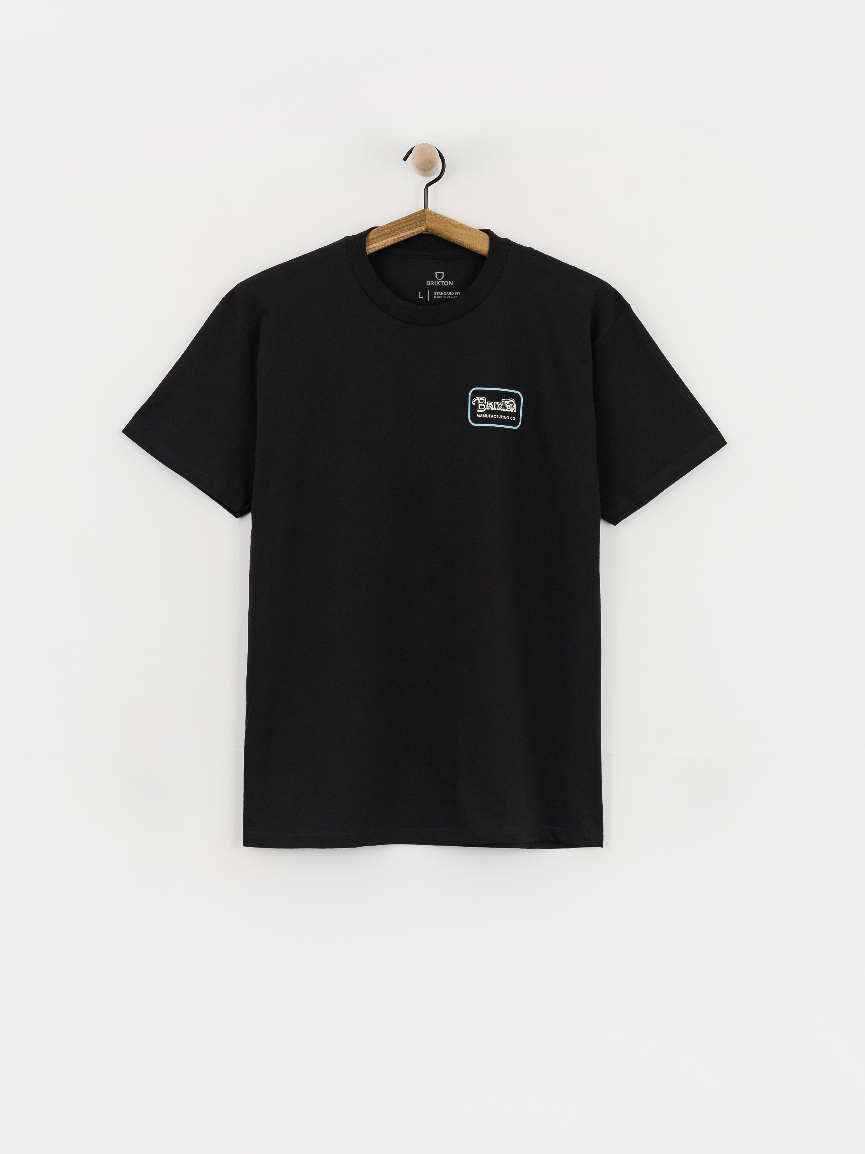 Brixton Grade Std Póló (black/off white/retro blue)