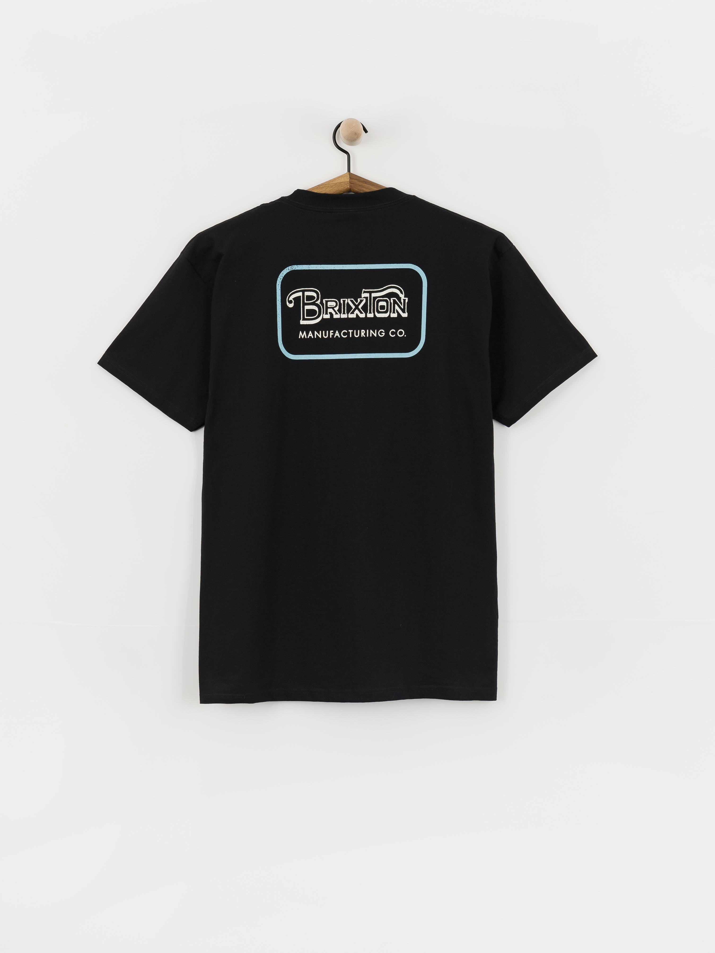 Brixton Grade Std Póló (black/off white/retro blue)