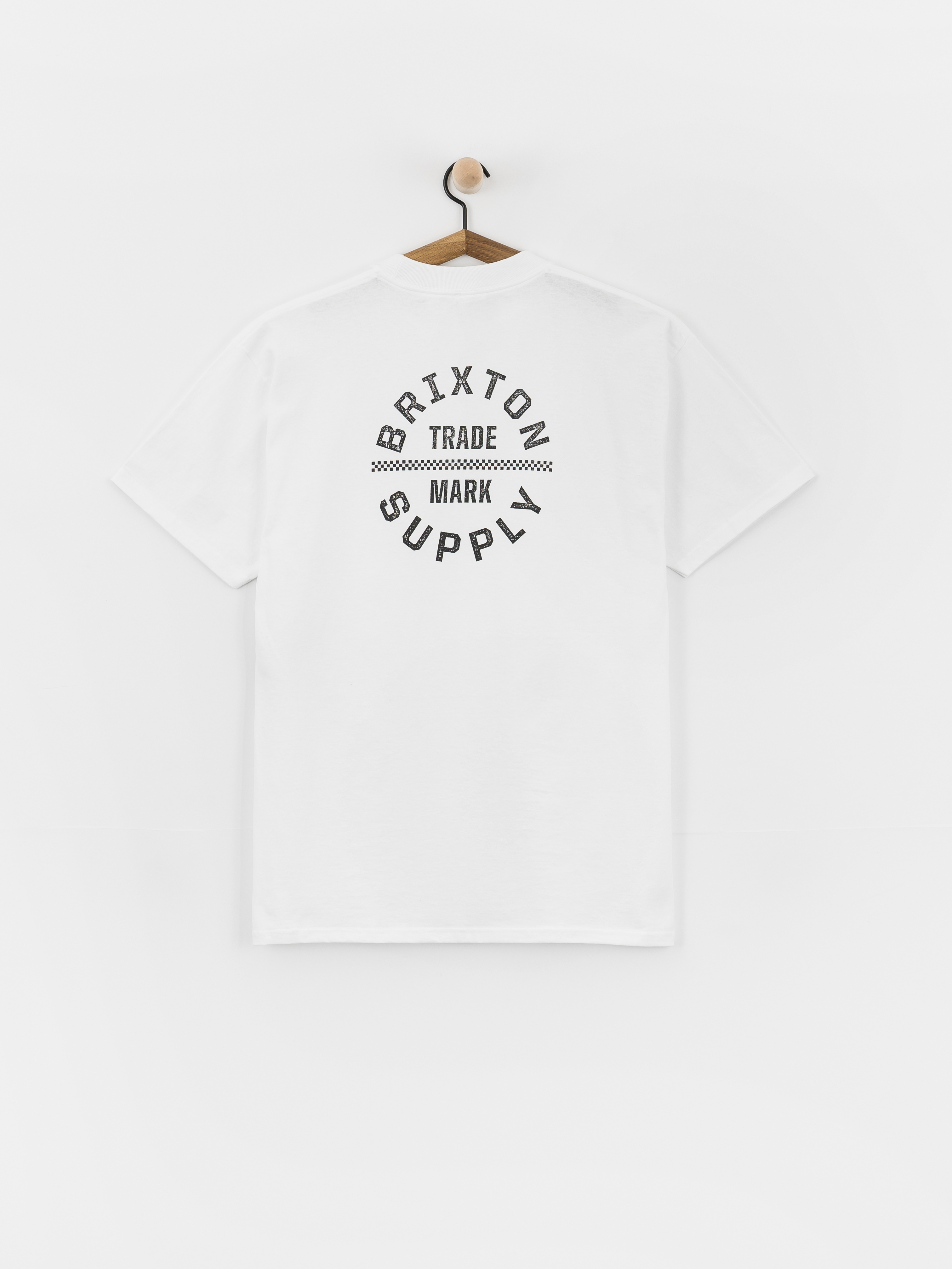 Brixton Oath V Std Póló (white/black/checkered)