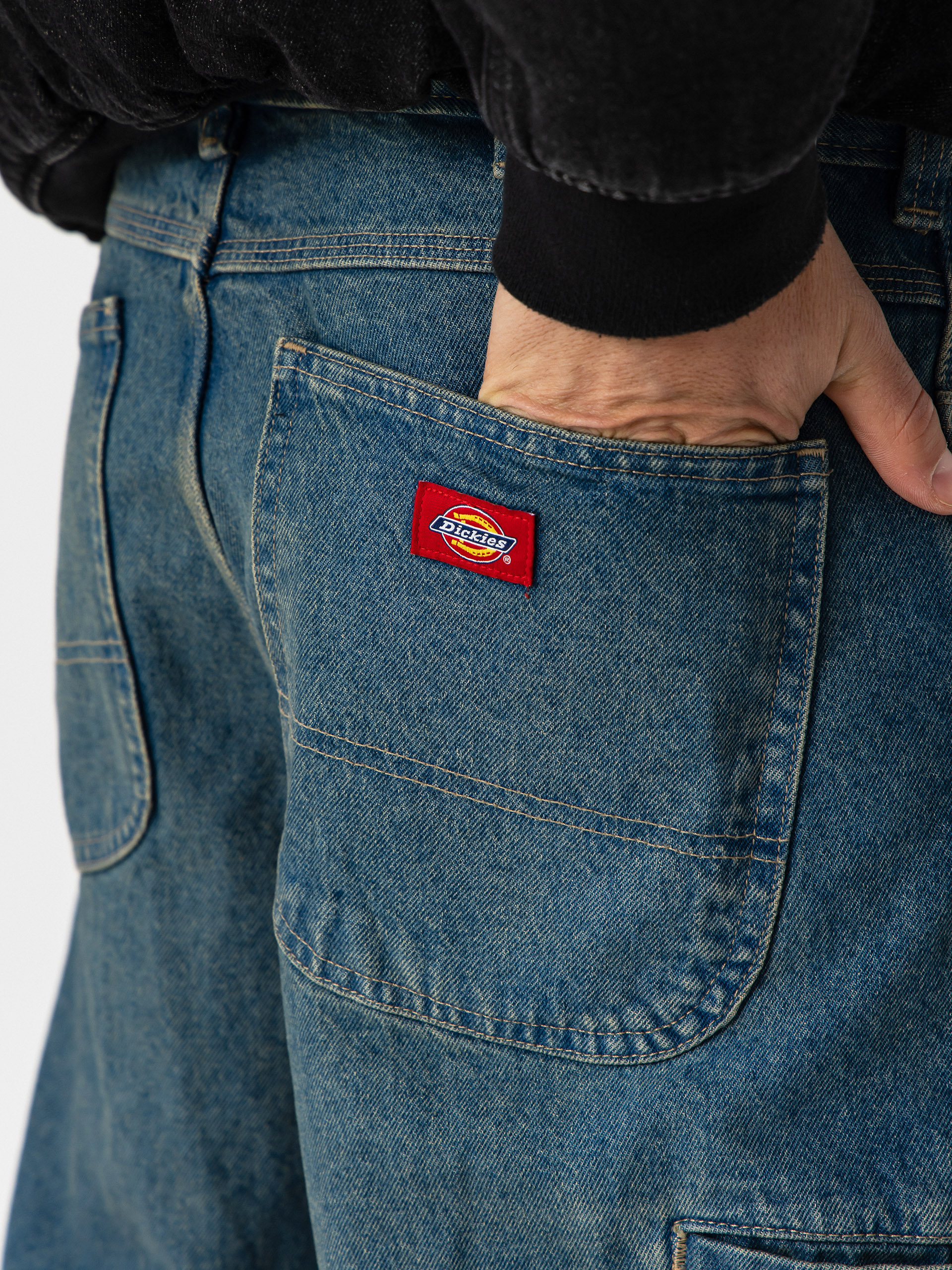 Dickies 958 Baggy Tapered Work Kisnadrág (khaki tinted blue)