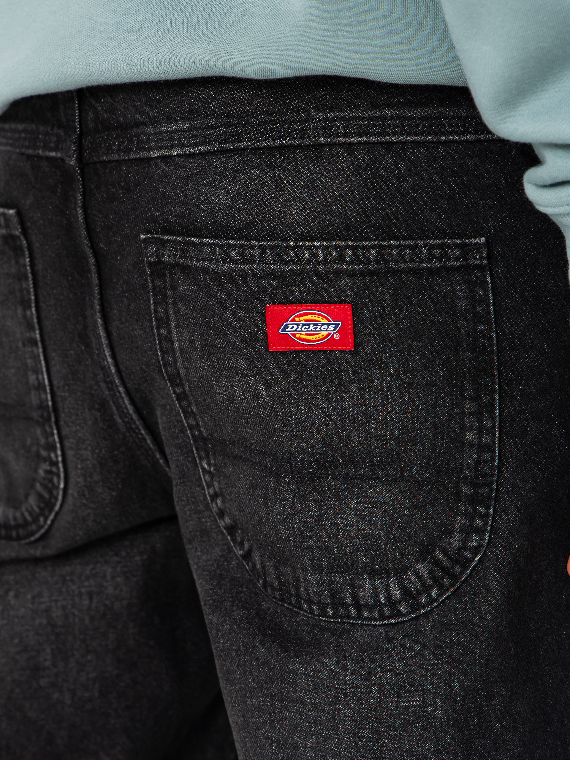 Dickies 954 Relaxed Straight Work Kisnadrág (black wash faded)
