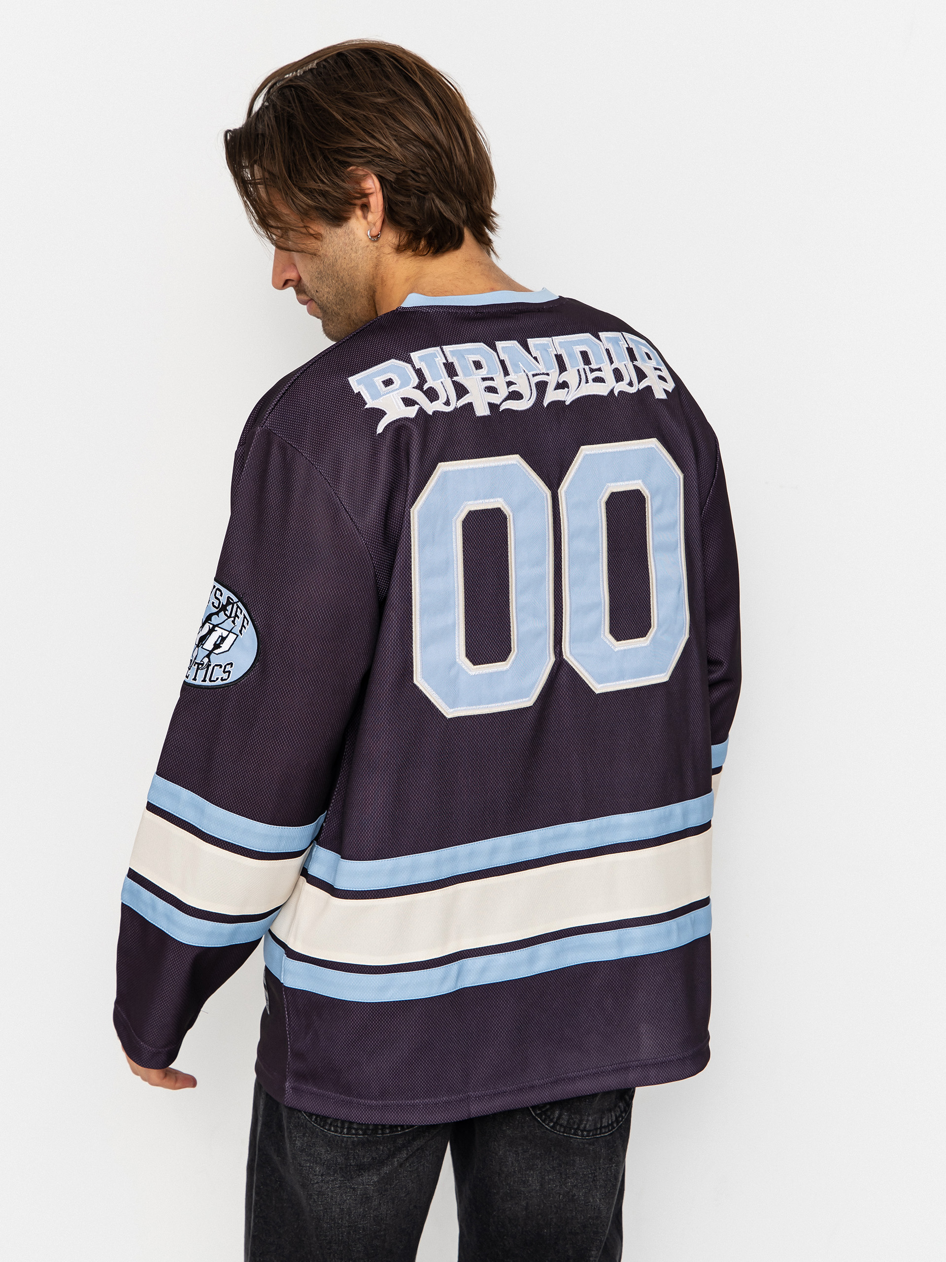 RipNDip No Days Off Hockey Jersey Póló (plum)