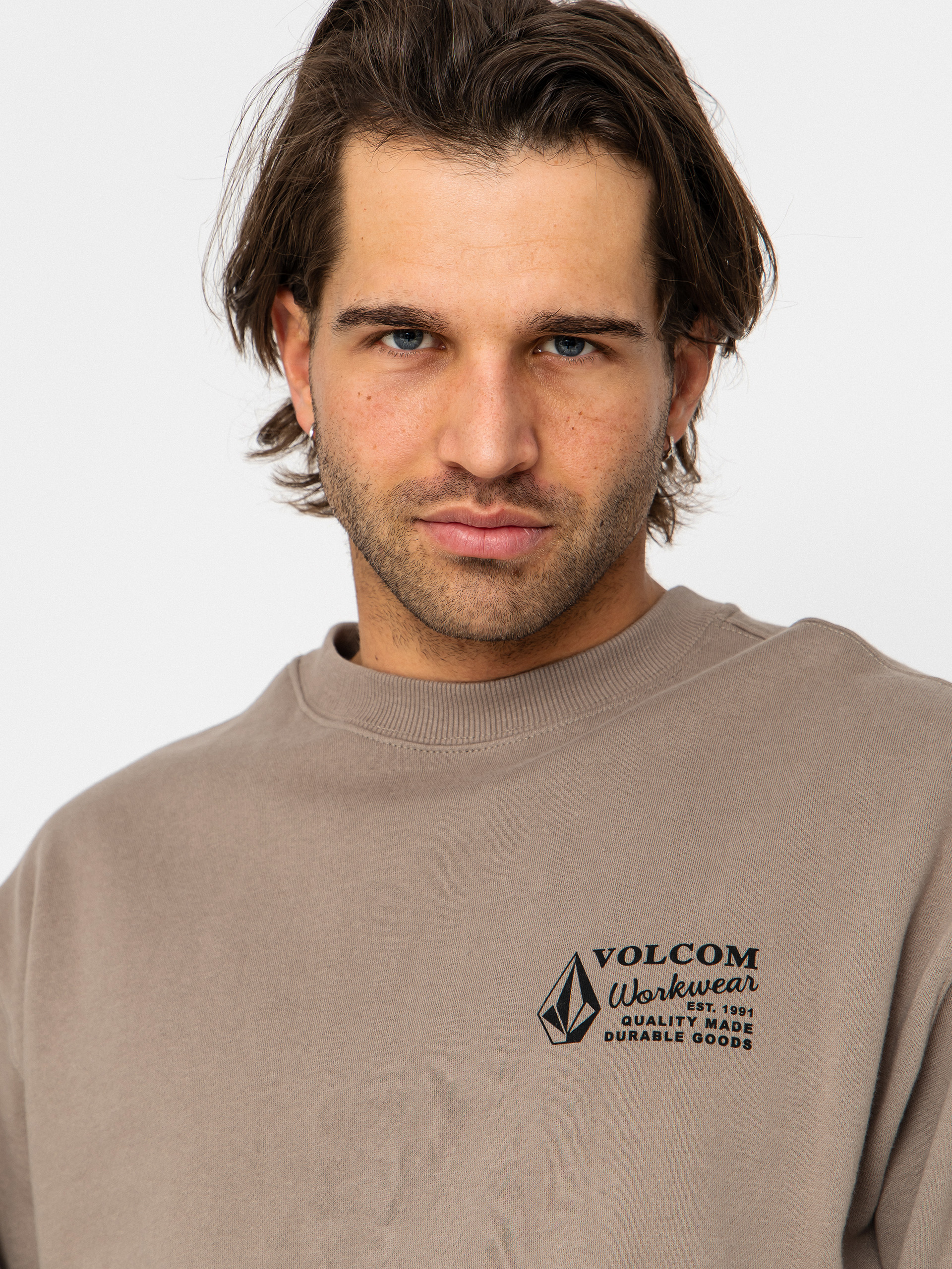 Volcom Workwear Crew Pulóver (brindle)