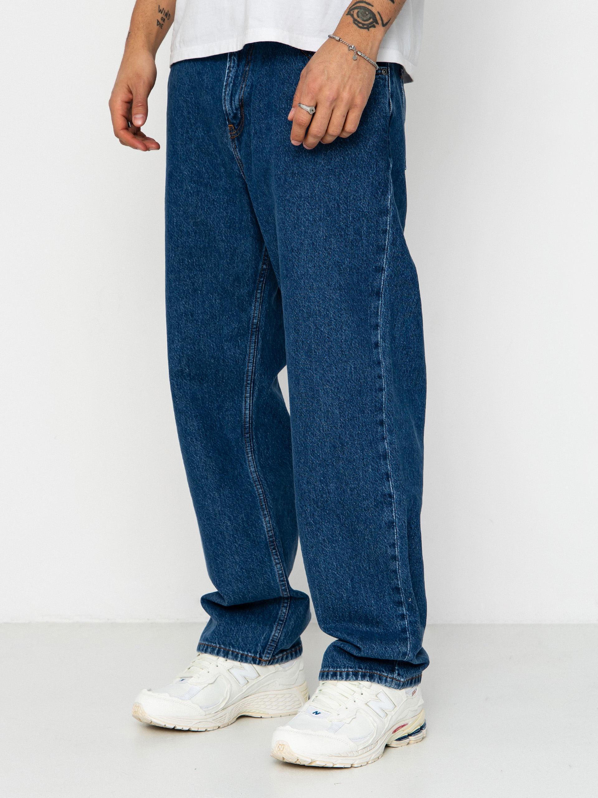 Quiksilver Baggy Denim Kisnadrág (stone indigo)