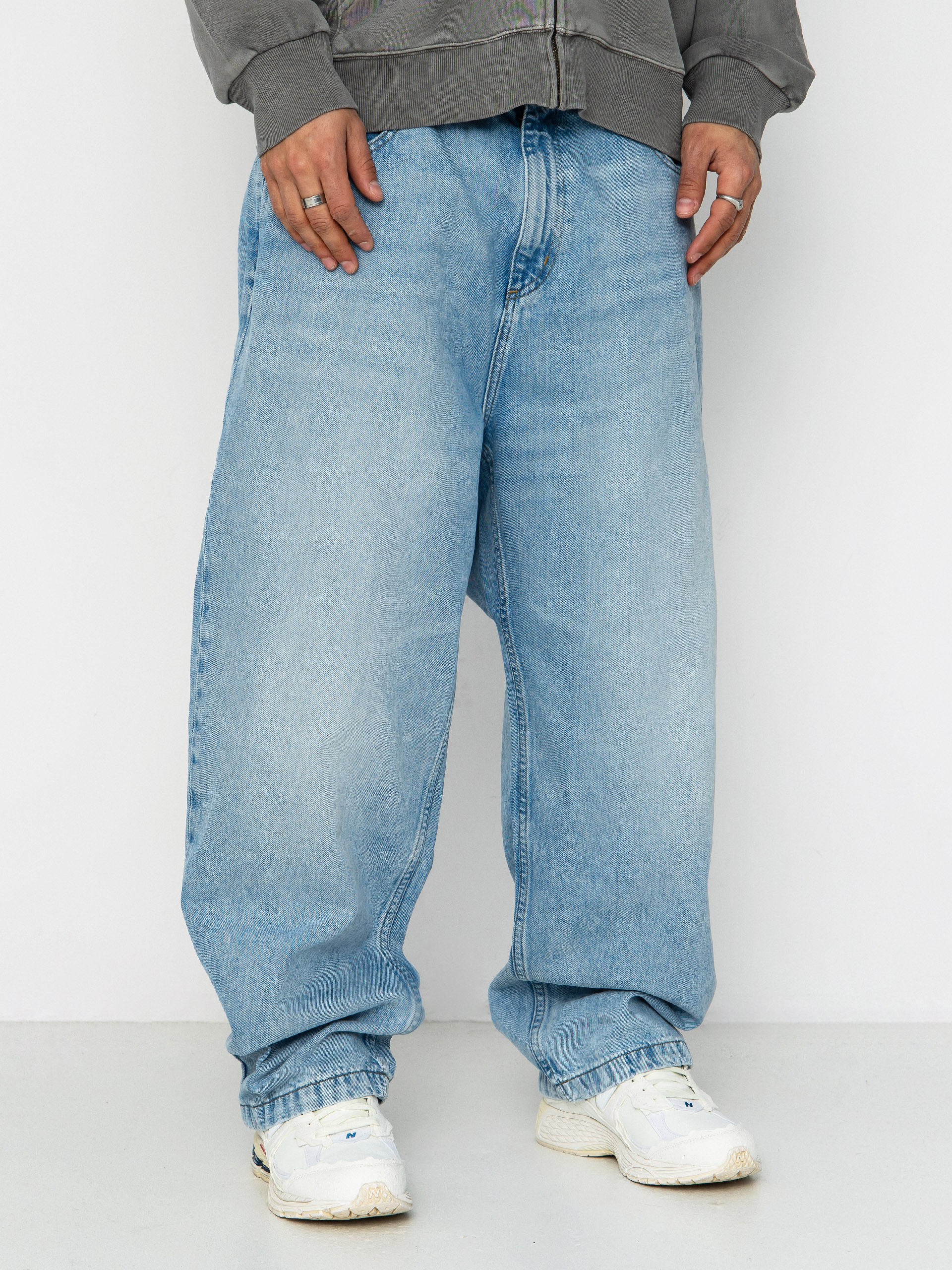 Carhartt WIP Brandon Kisnadrág (blue heavy worn bleached)