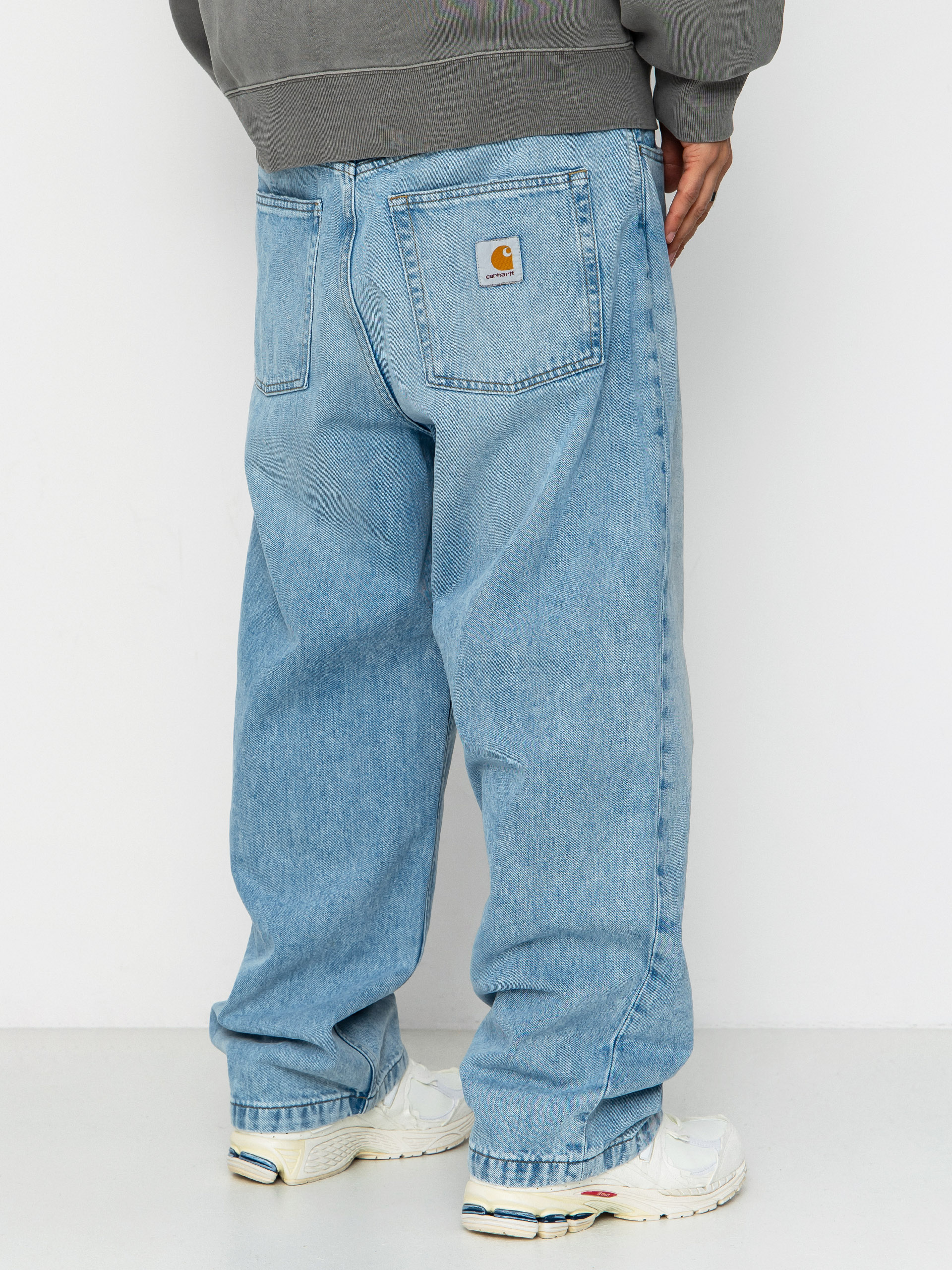 Carhartt WIP Brandon Kisnadrág (blue heavy worn bleached)
