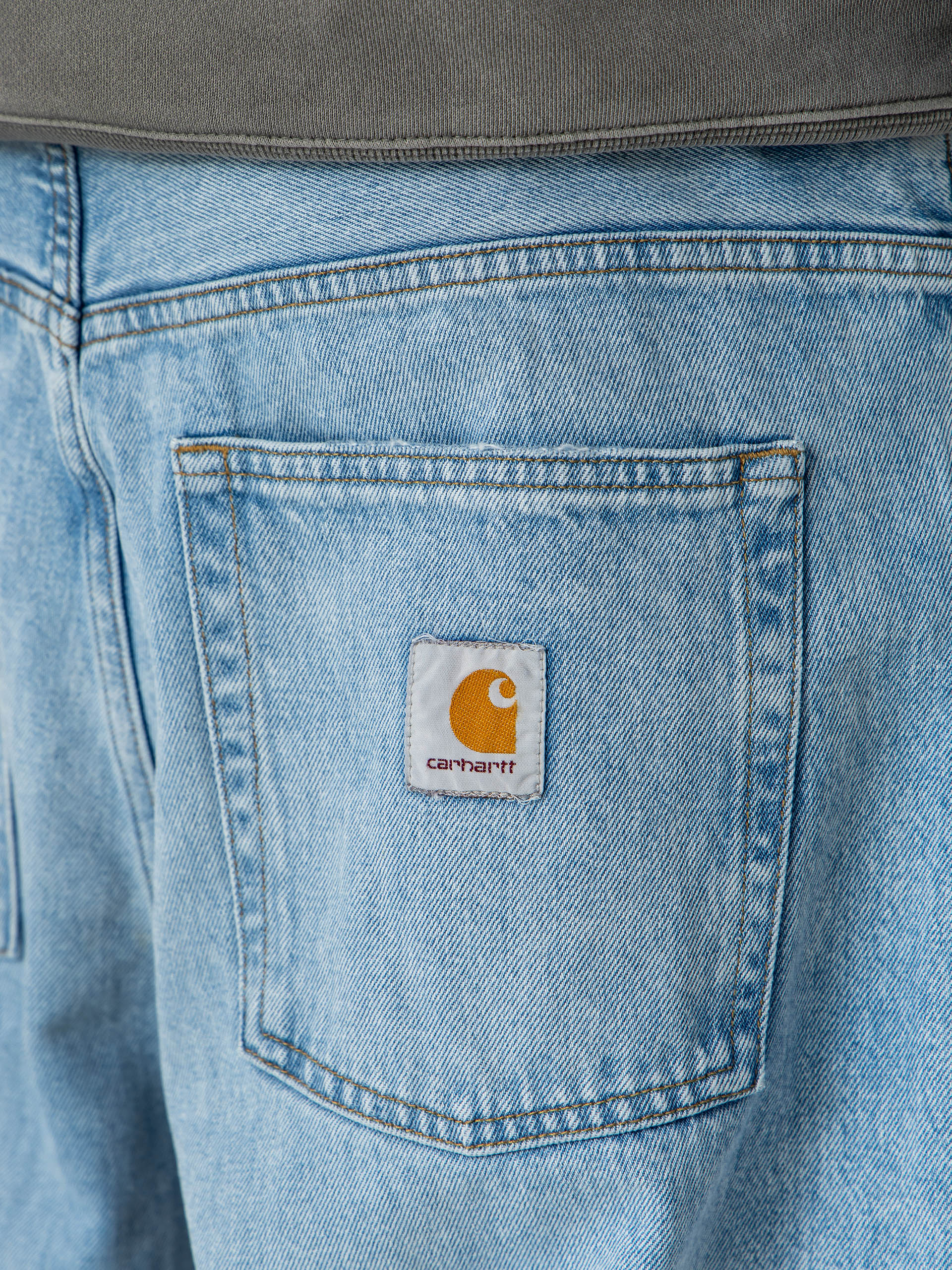 Carhartt WIP Brandon Kisnadrág (blue heavy worn bleached)