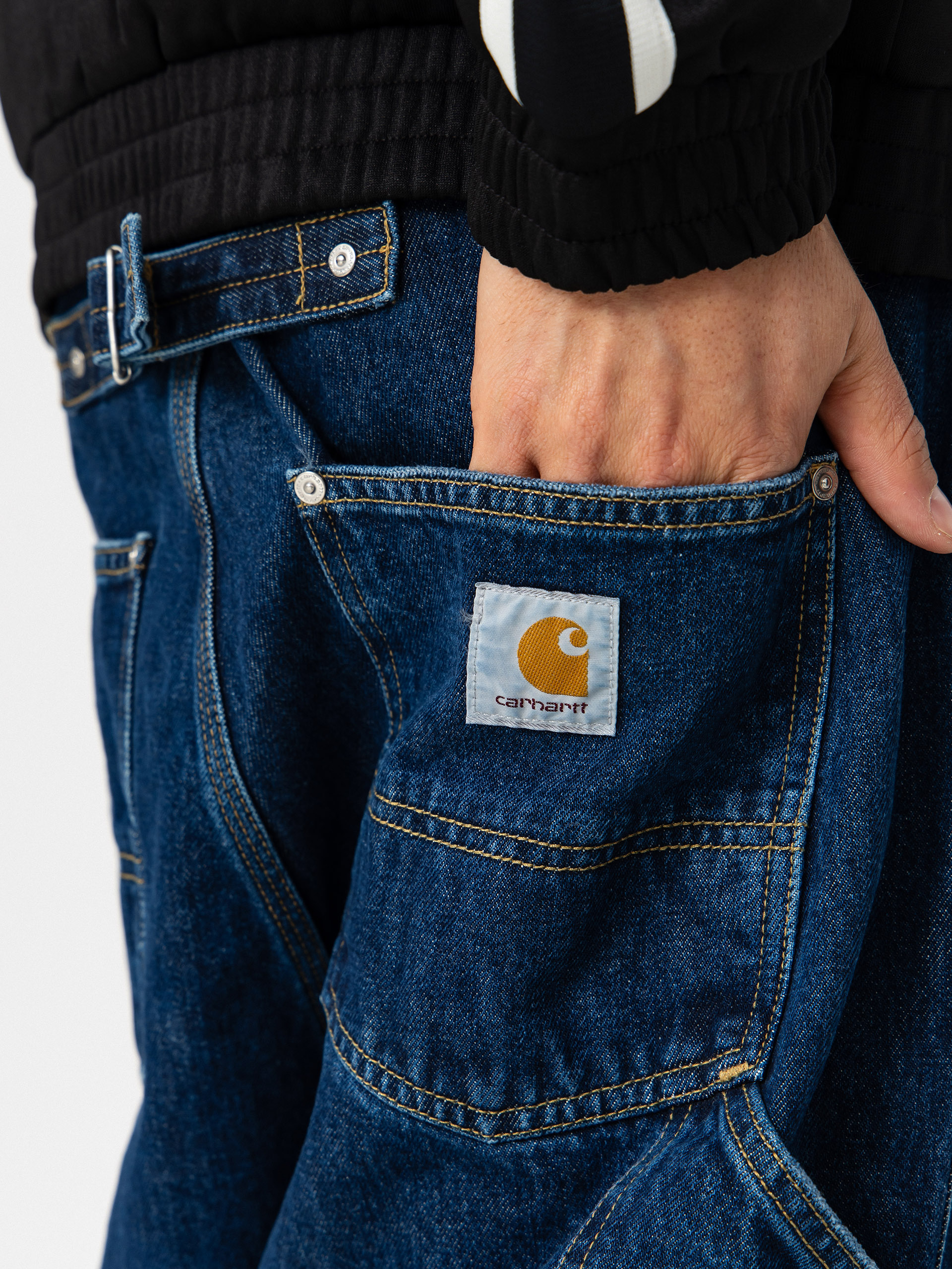 Carhartt WIP Belmont Kisnadrág (blue stone washed)