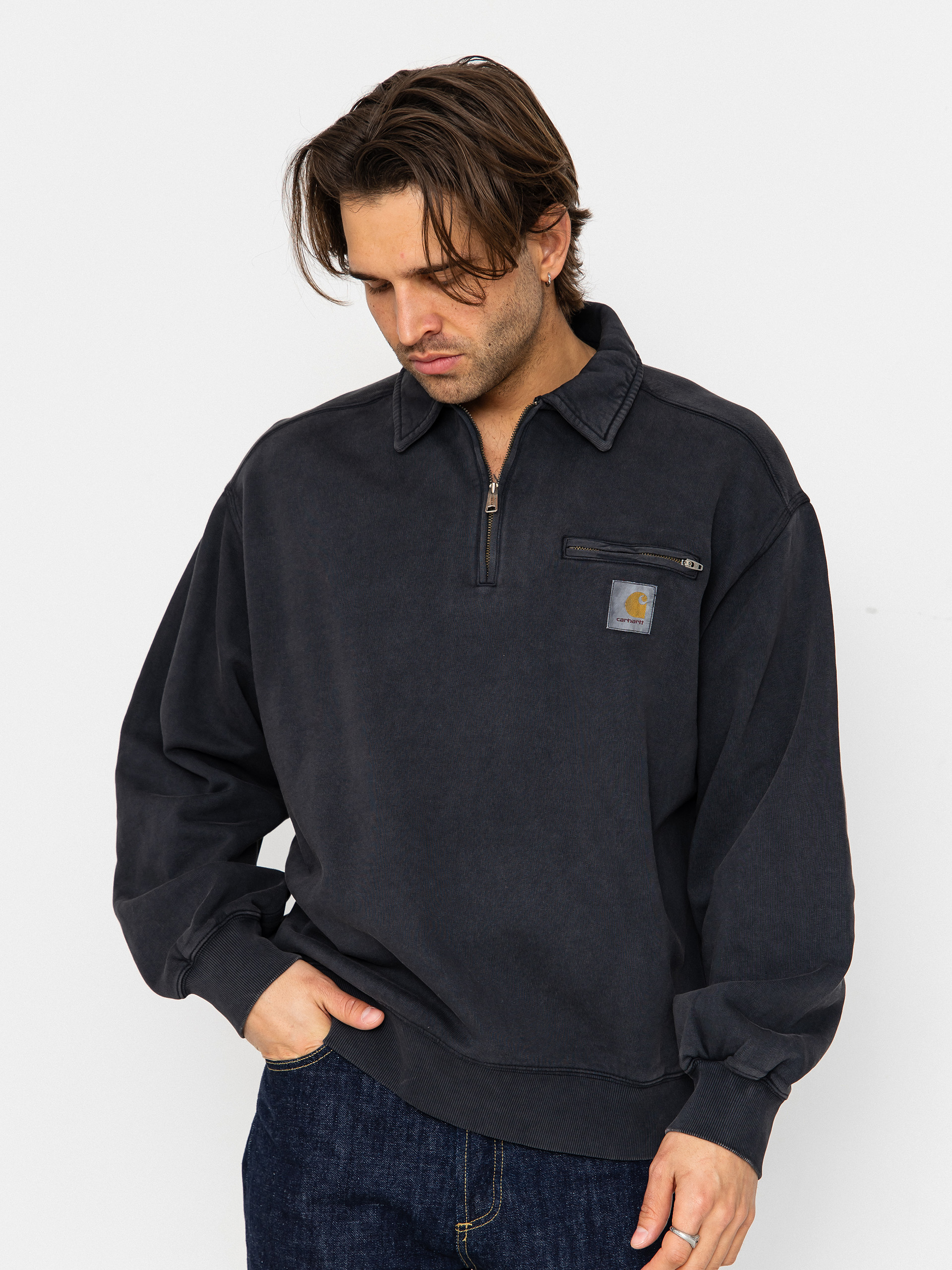 Carhartt WIP Half Zip Detroit Pulóver