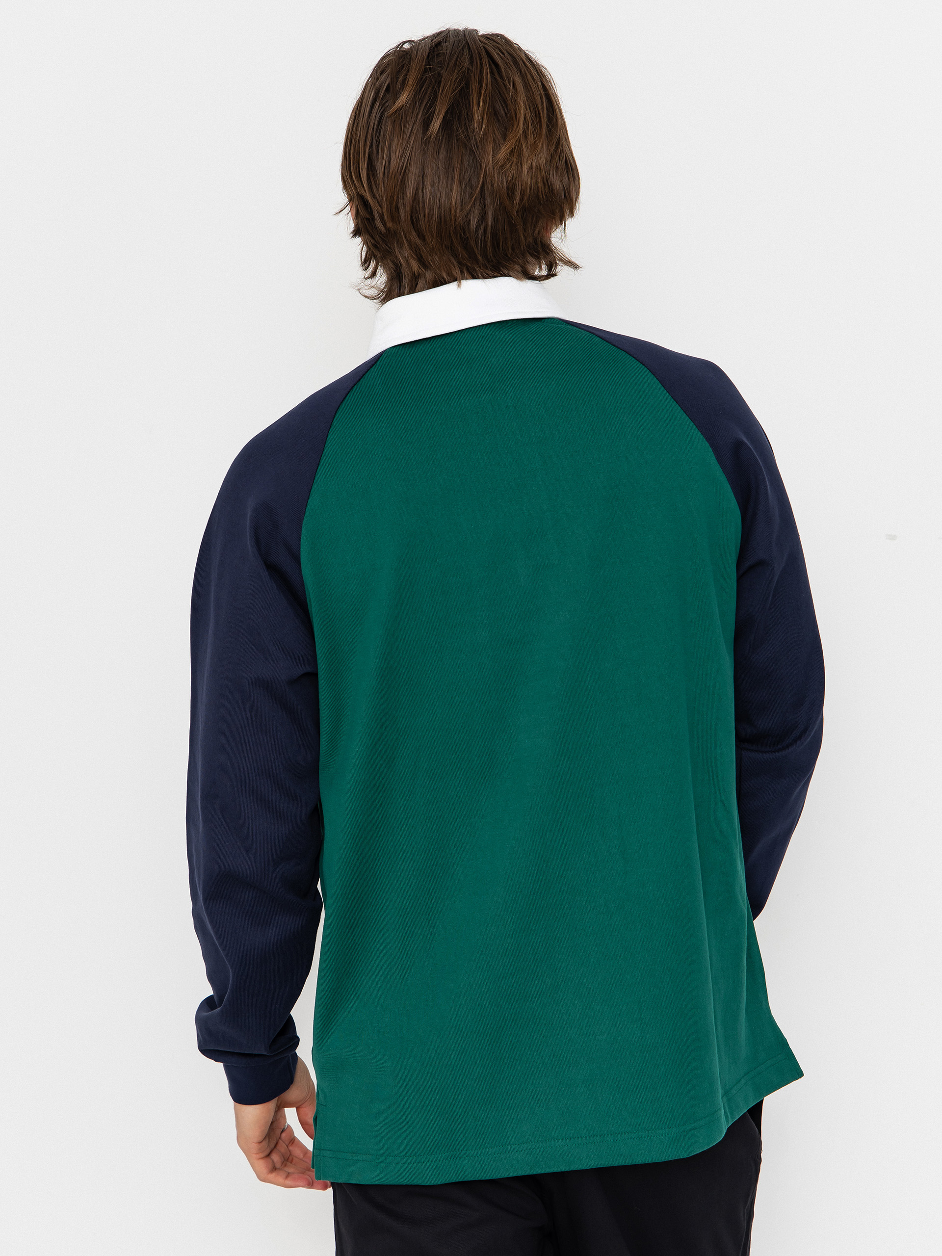 adidas Tyshawn Rugby Hosszú ujjú felső (cgreen/legink)