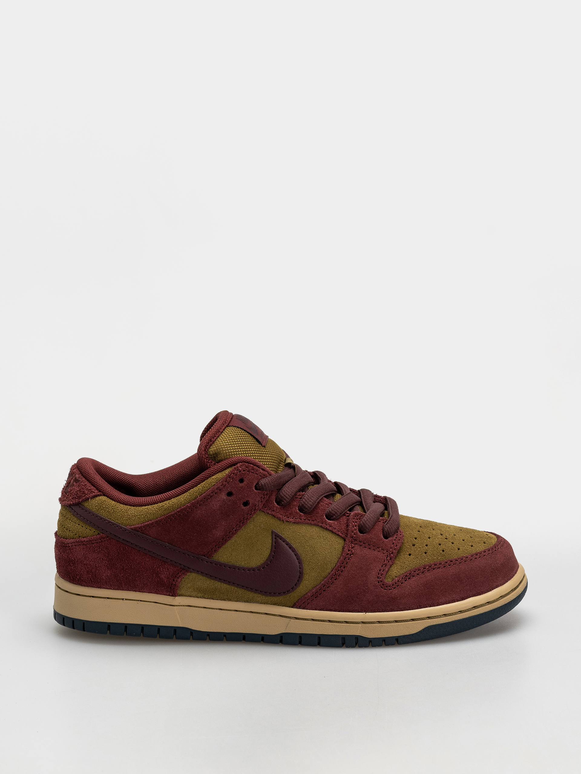 Nike SB Dunk Low Pro Cipők (dark team red/burgundy crush olive flak)