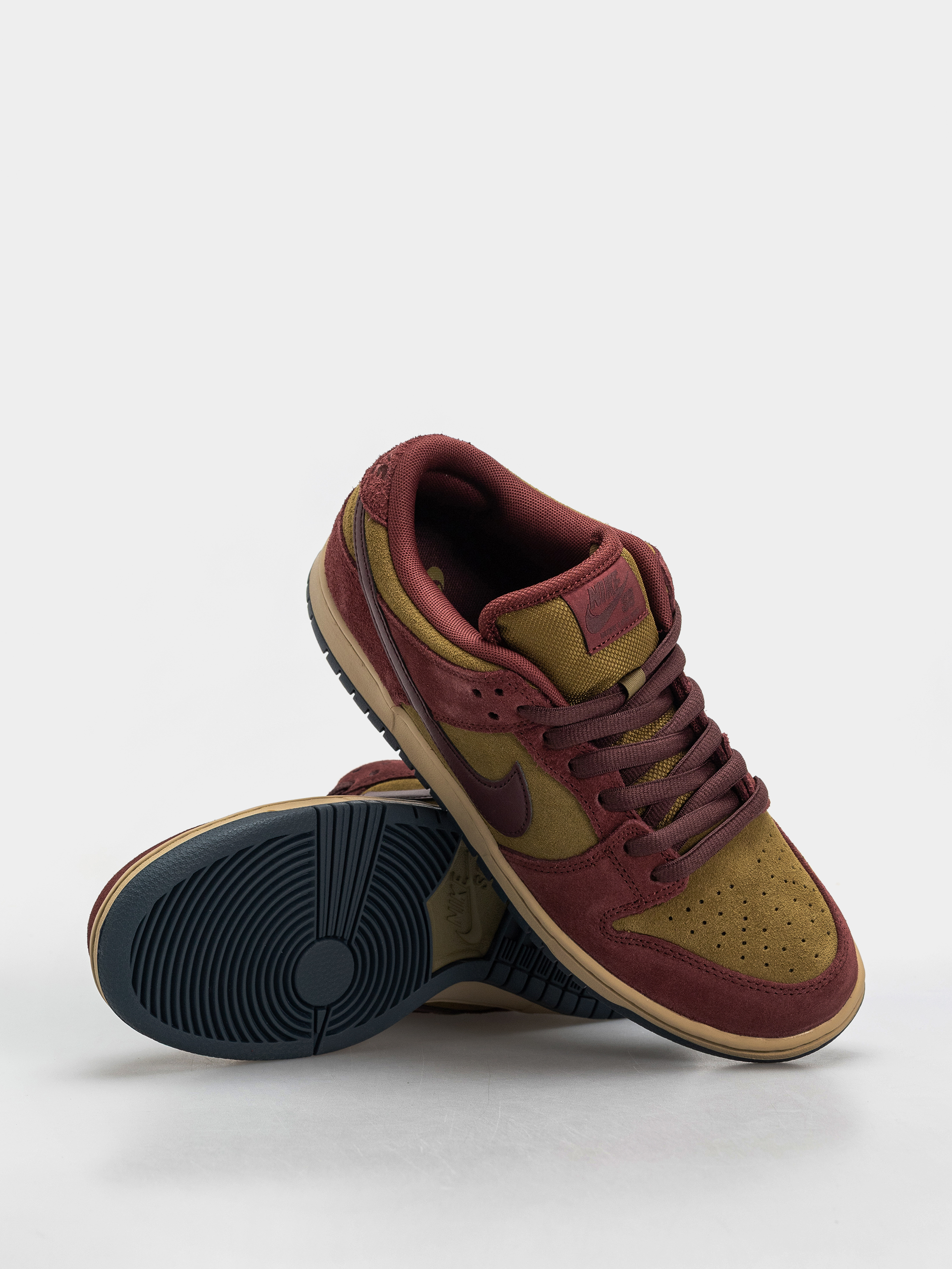 Nike SB Dunk Low Pro Cipők (dark team red/burgundy crush olive flak)
