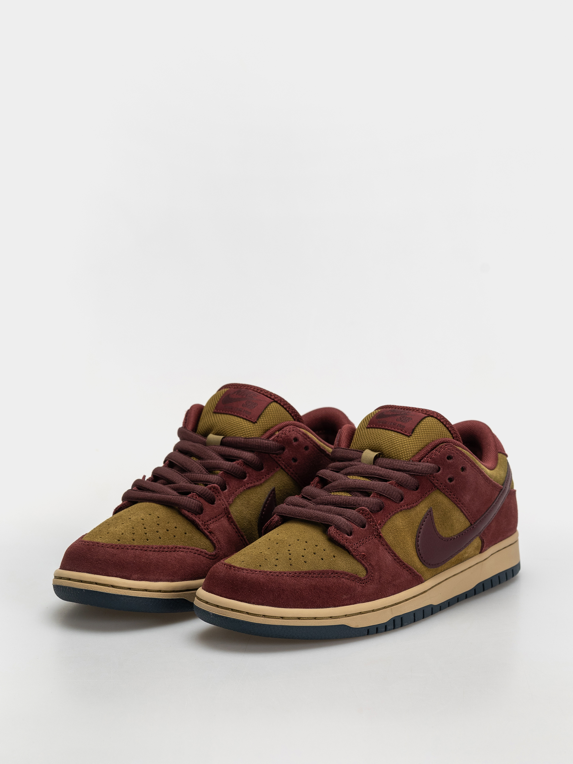 Nike SB Dunk Low Pro Cipők (dark team red/burgundy crush olive flak)