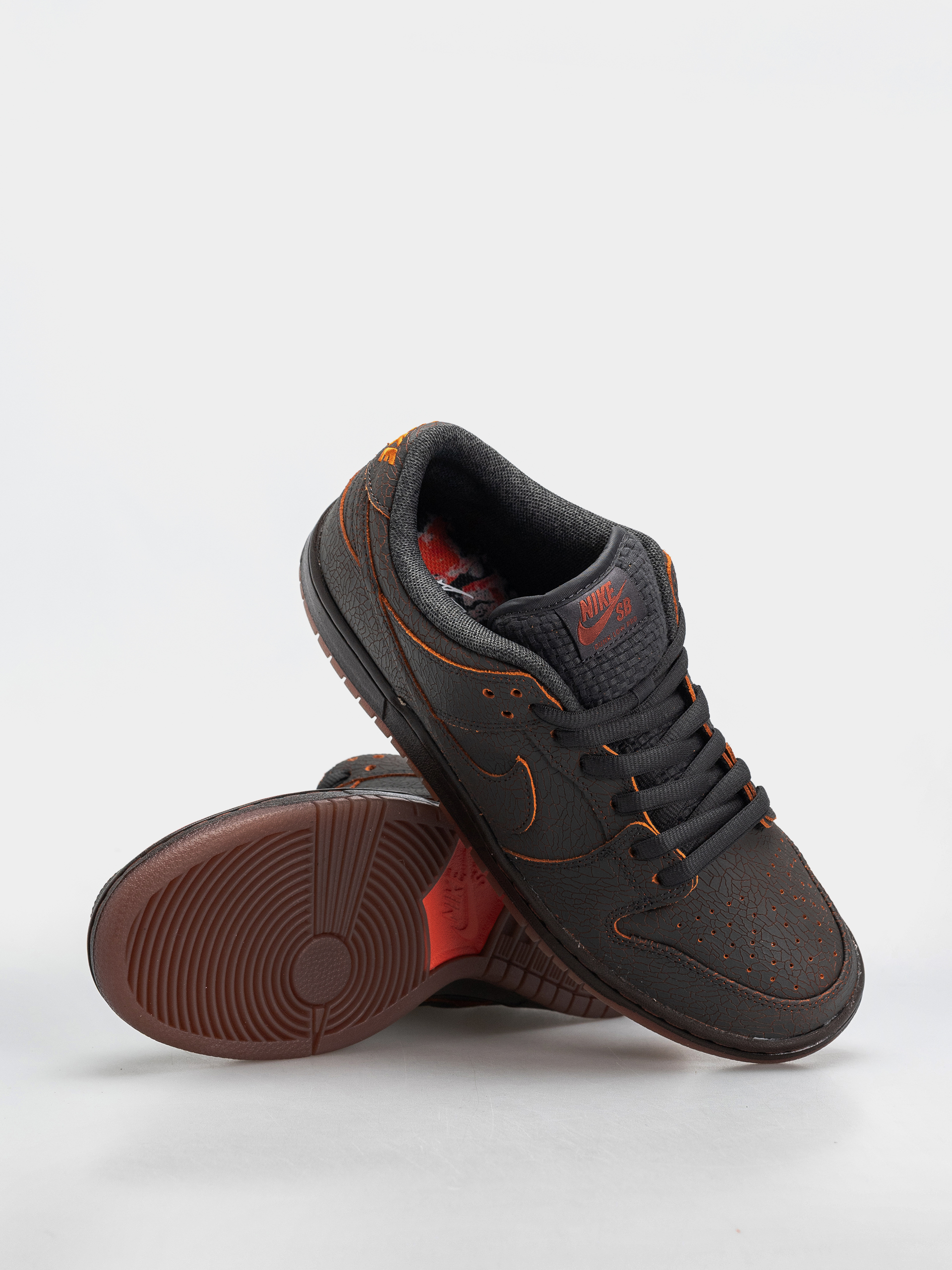 Nike SB Dunk Low Pro Prm Cipők (dk smoke grey/campfire orange black)