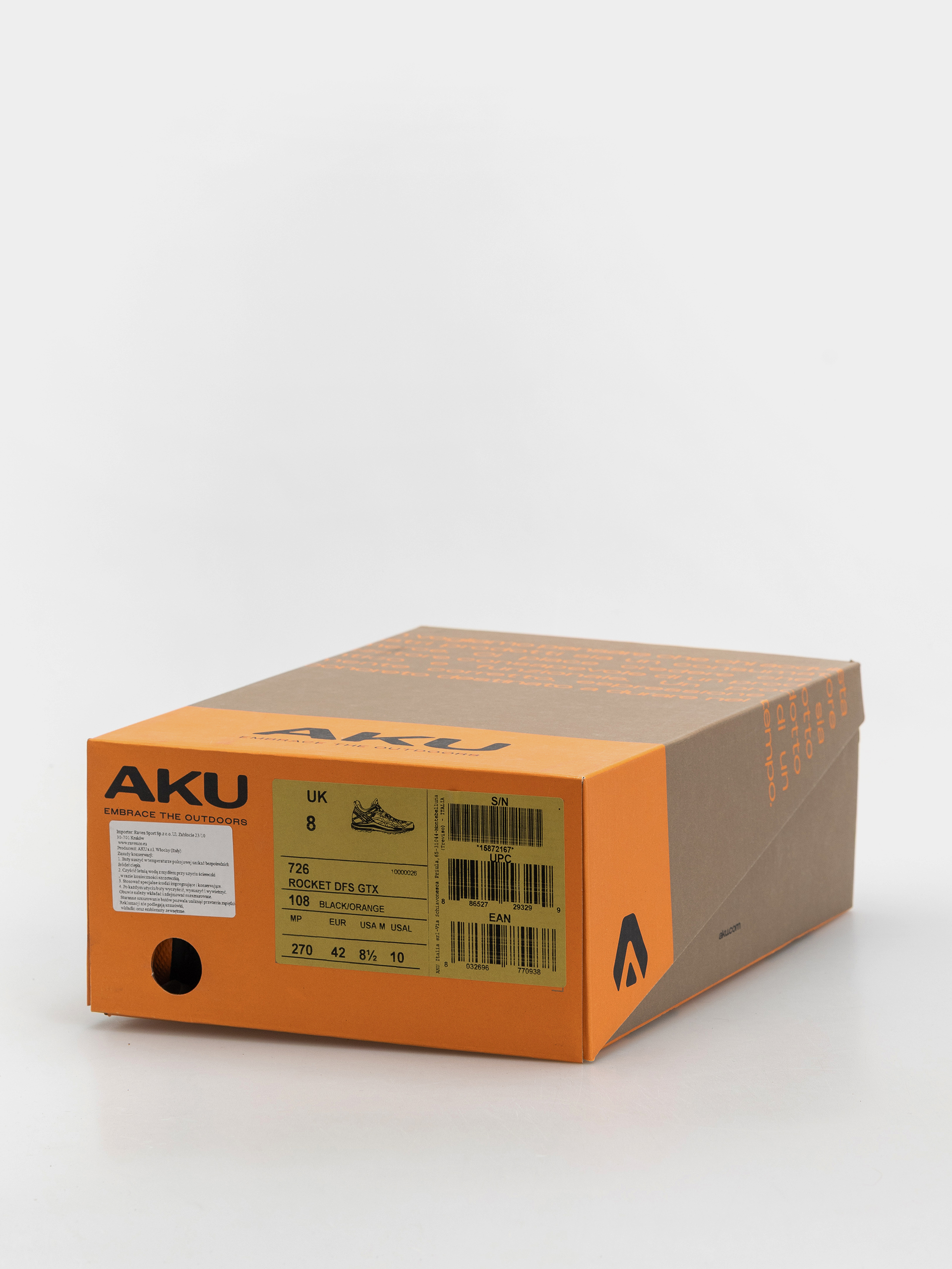 AKU Rocket DFS GTX Cipők (black/orange)