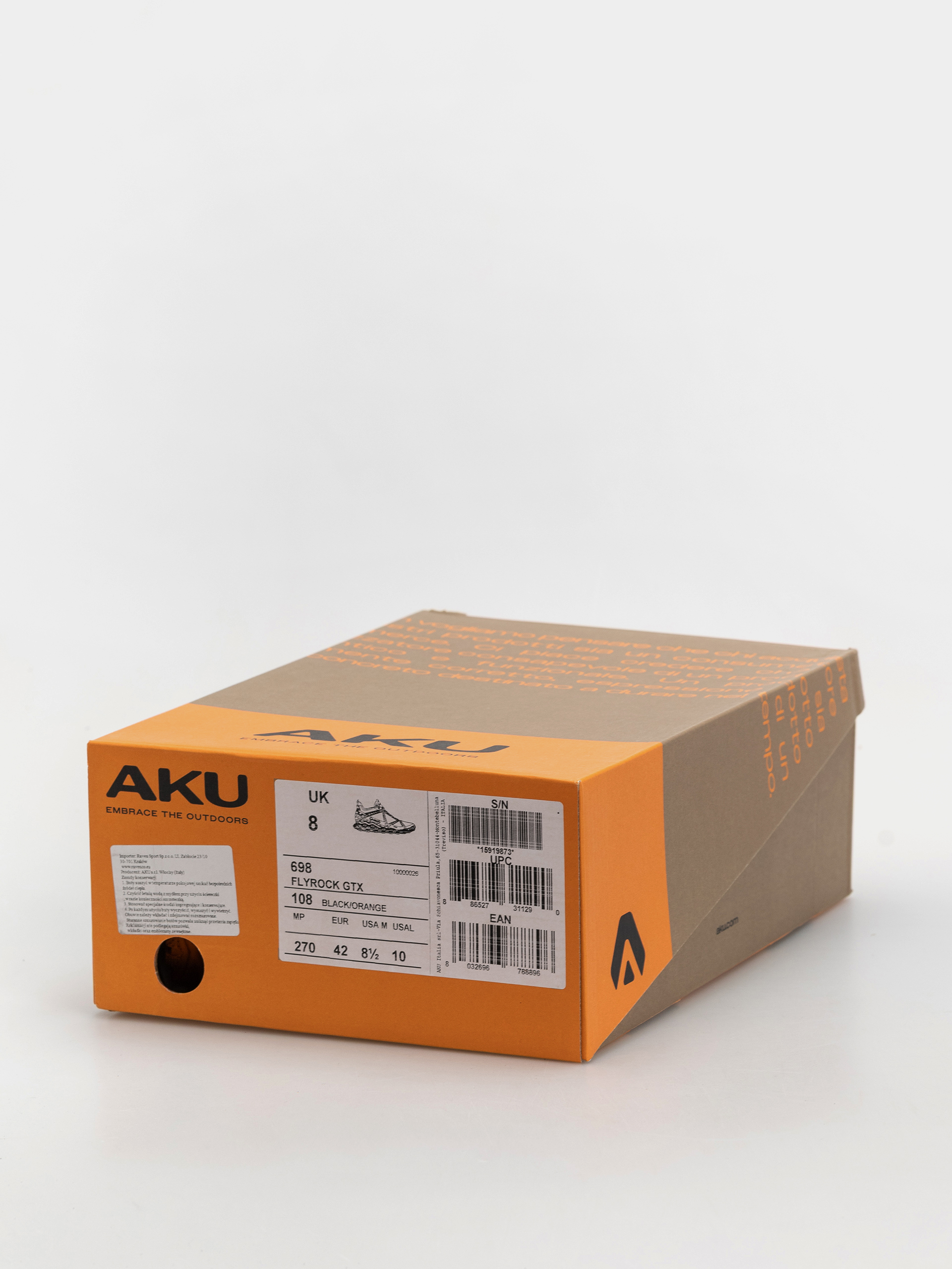 AKU Flyrock GTX Cipők (black/orange)