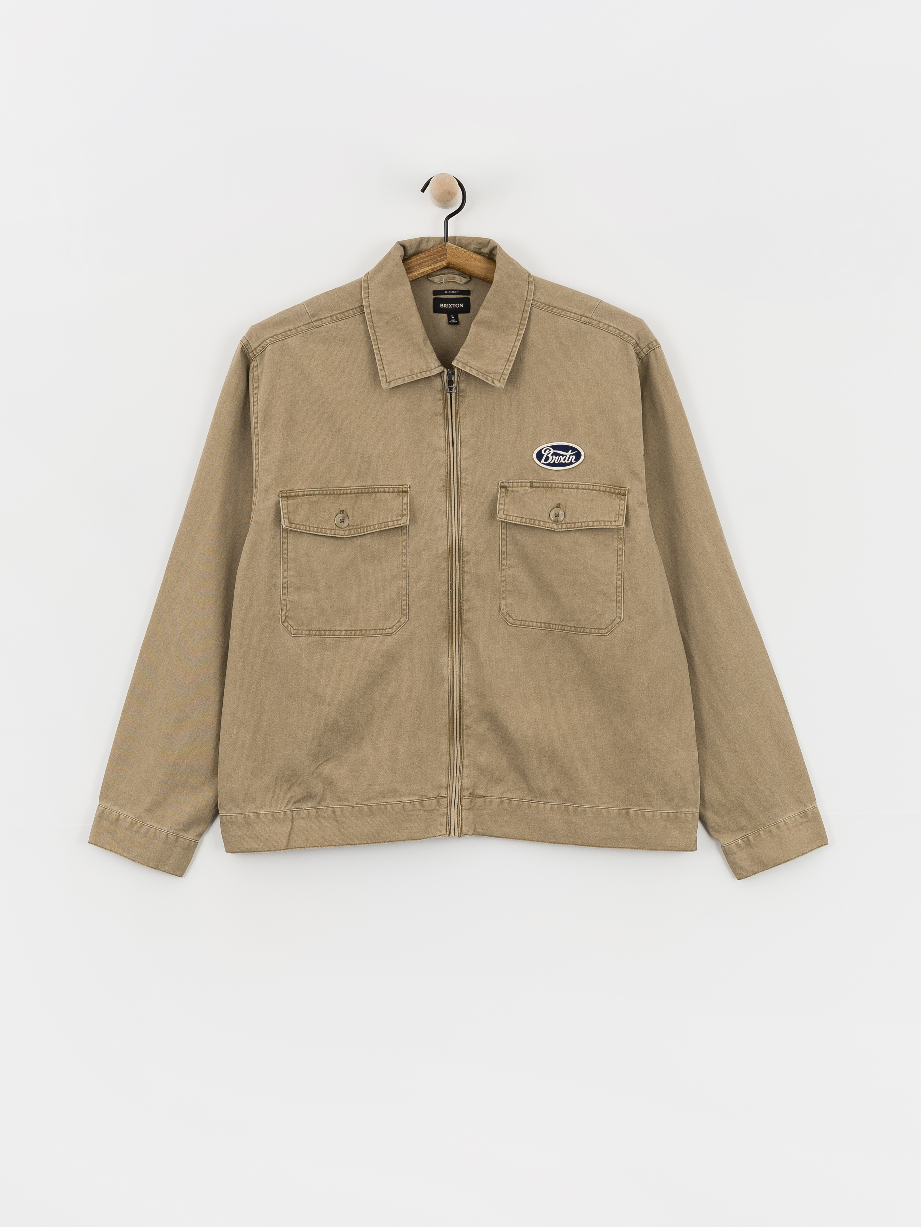 Brixton Trademark Lw Garage Dzseki (washed khaki)