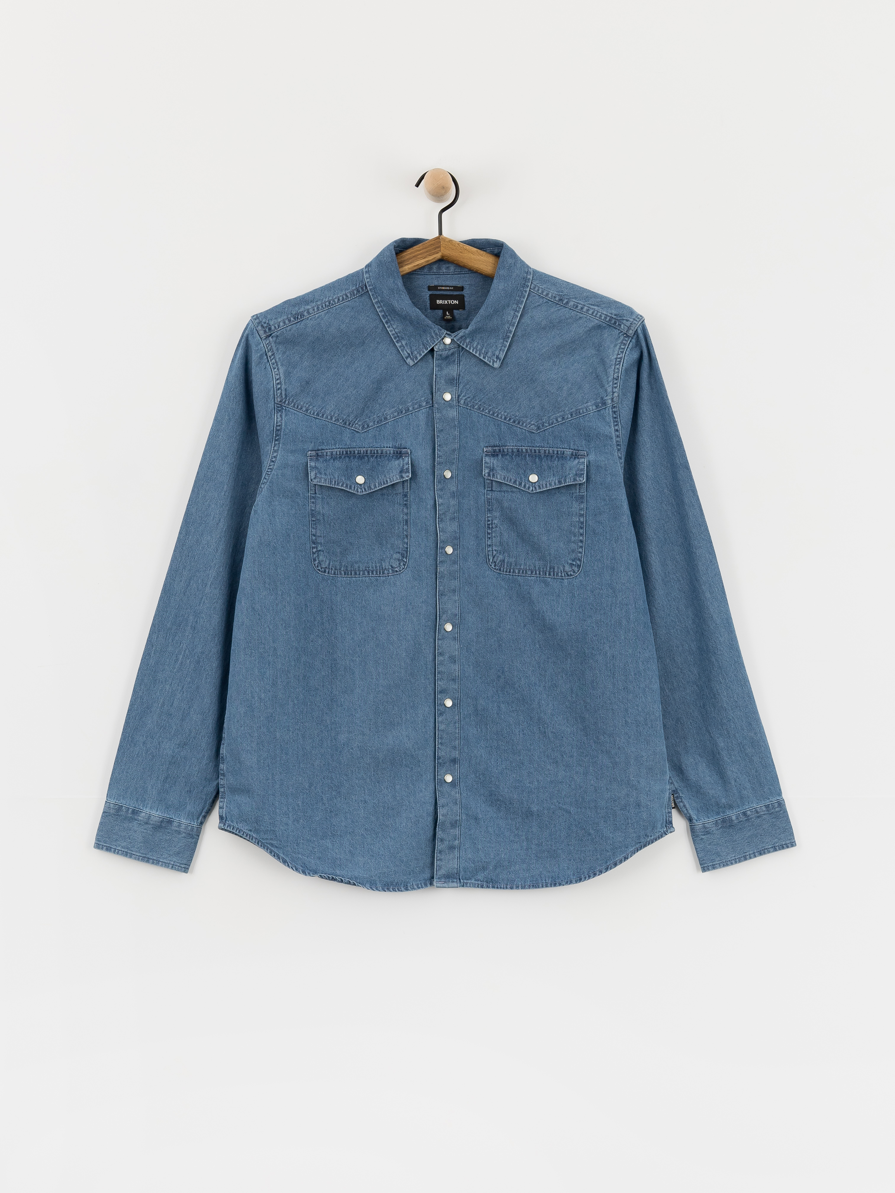 Brixton Waylon Lw Overshirt Ing (med wash chambrey)