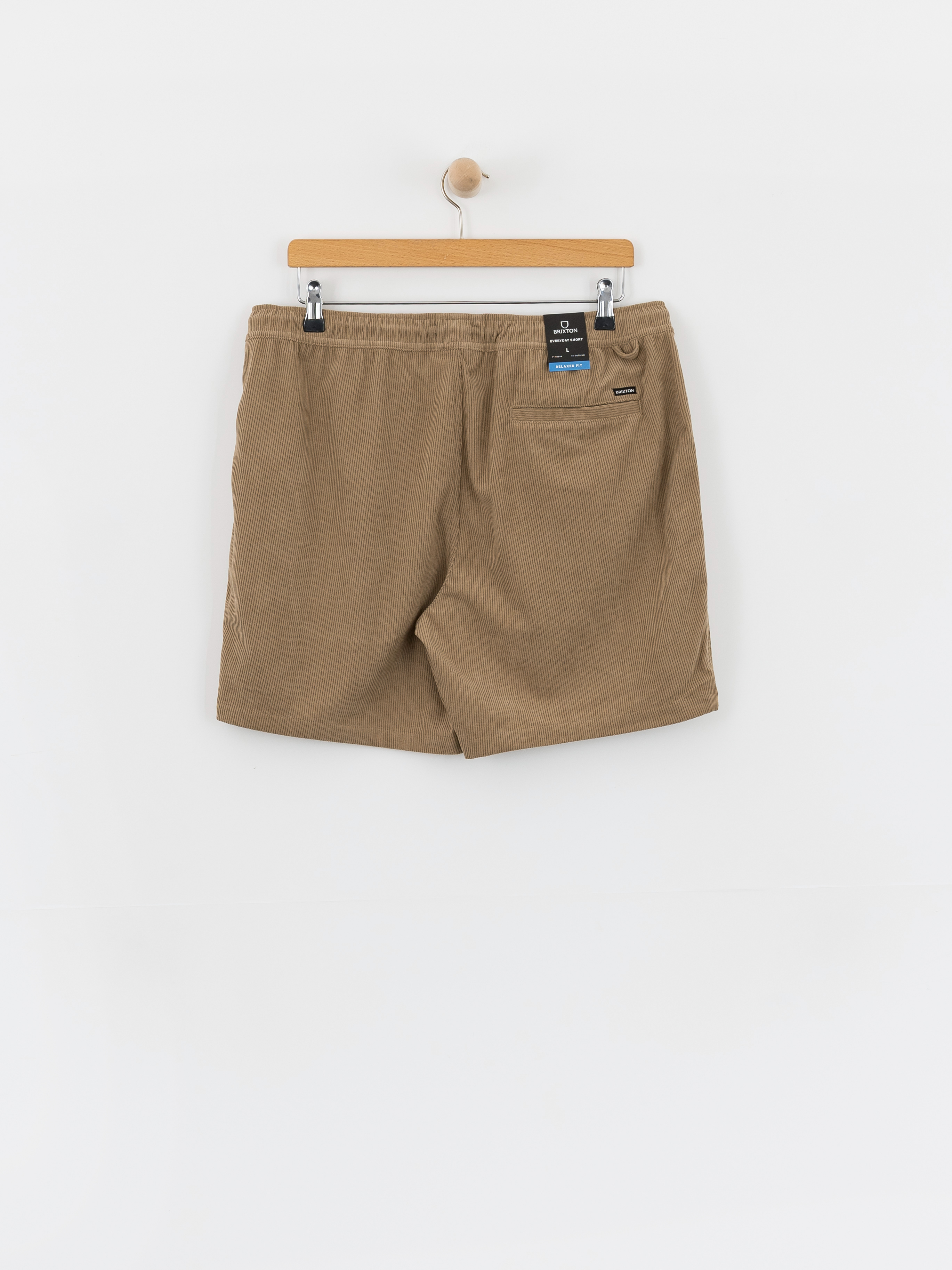 Brixton Everyday Corduroy Rövidnadrág (vintage khaki)