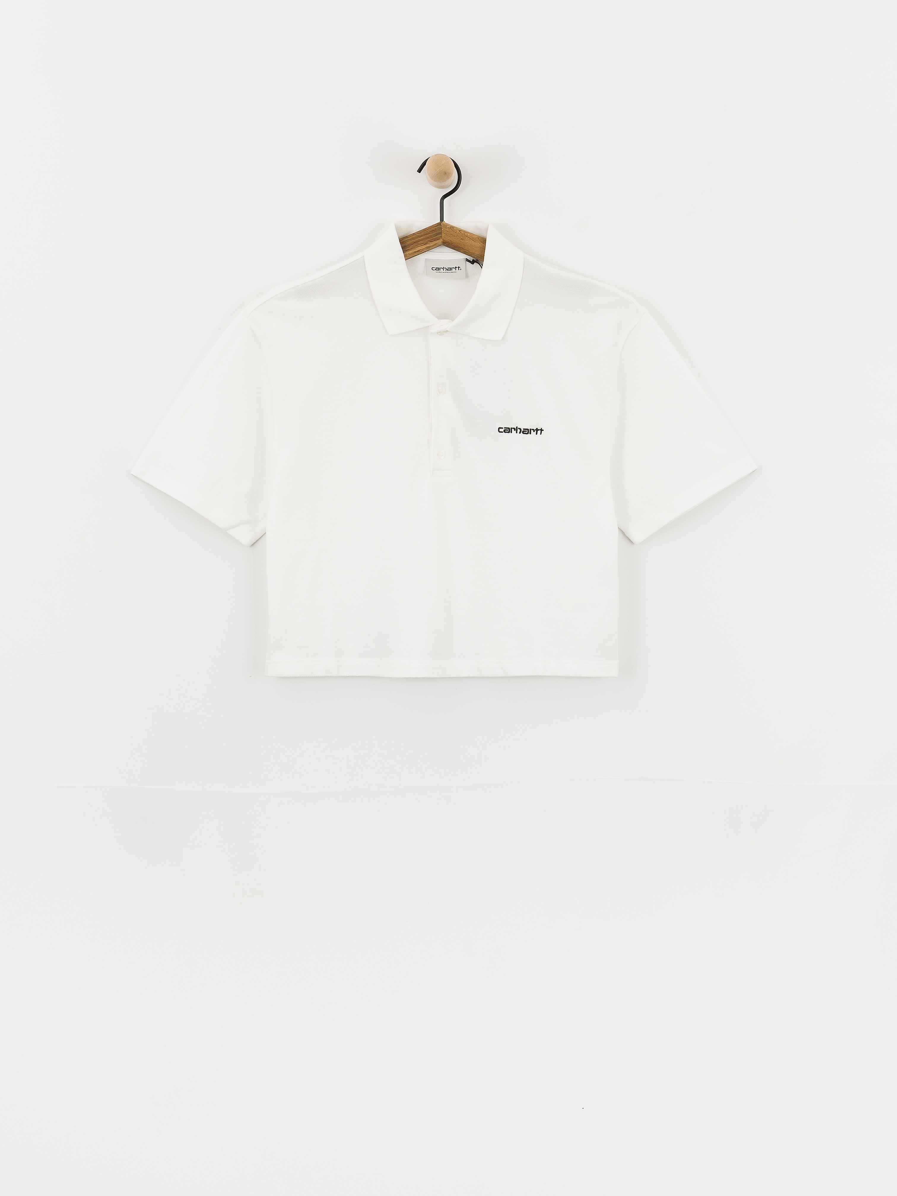 Póló Carhartt WIP Script Polo Wmn (white/black)