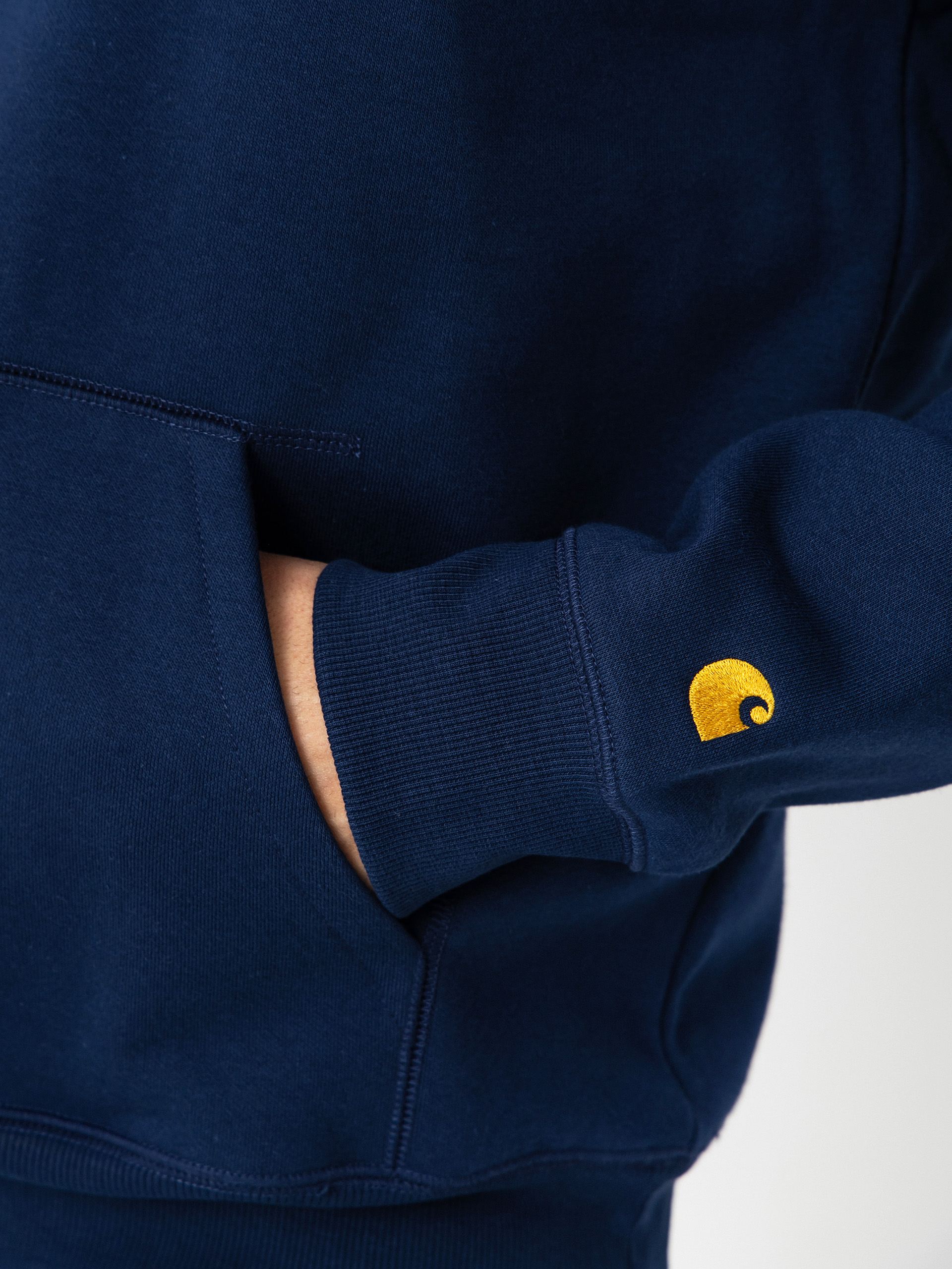 Kapucnis pulóver Carhartt WIP Chase HD (jupiter/gold)