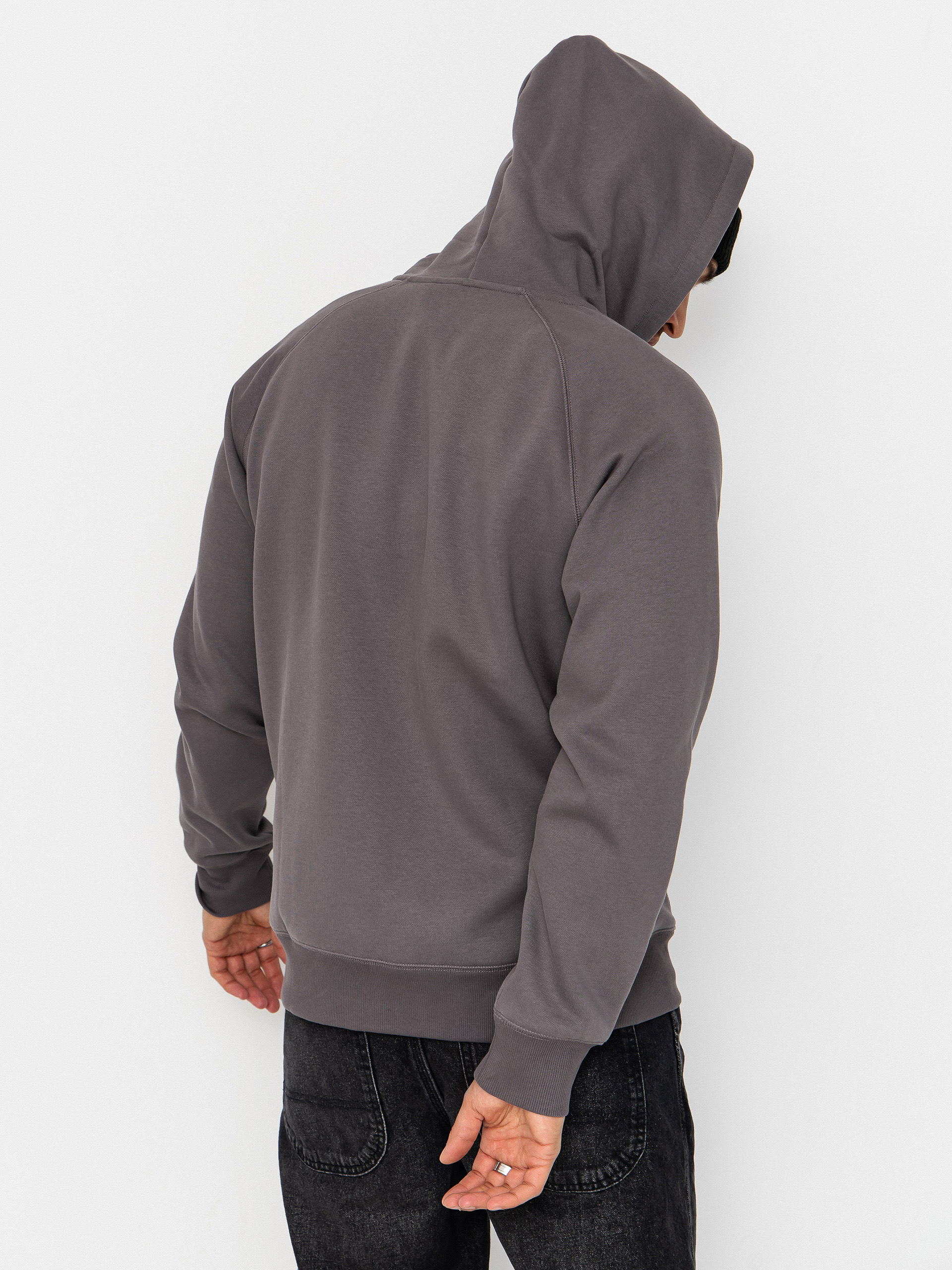 Kapucnis pulóver Carhartt WIP Chase ZHD (porphyry/gold)