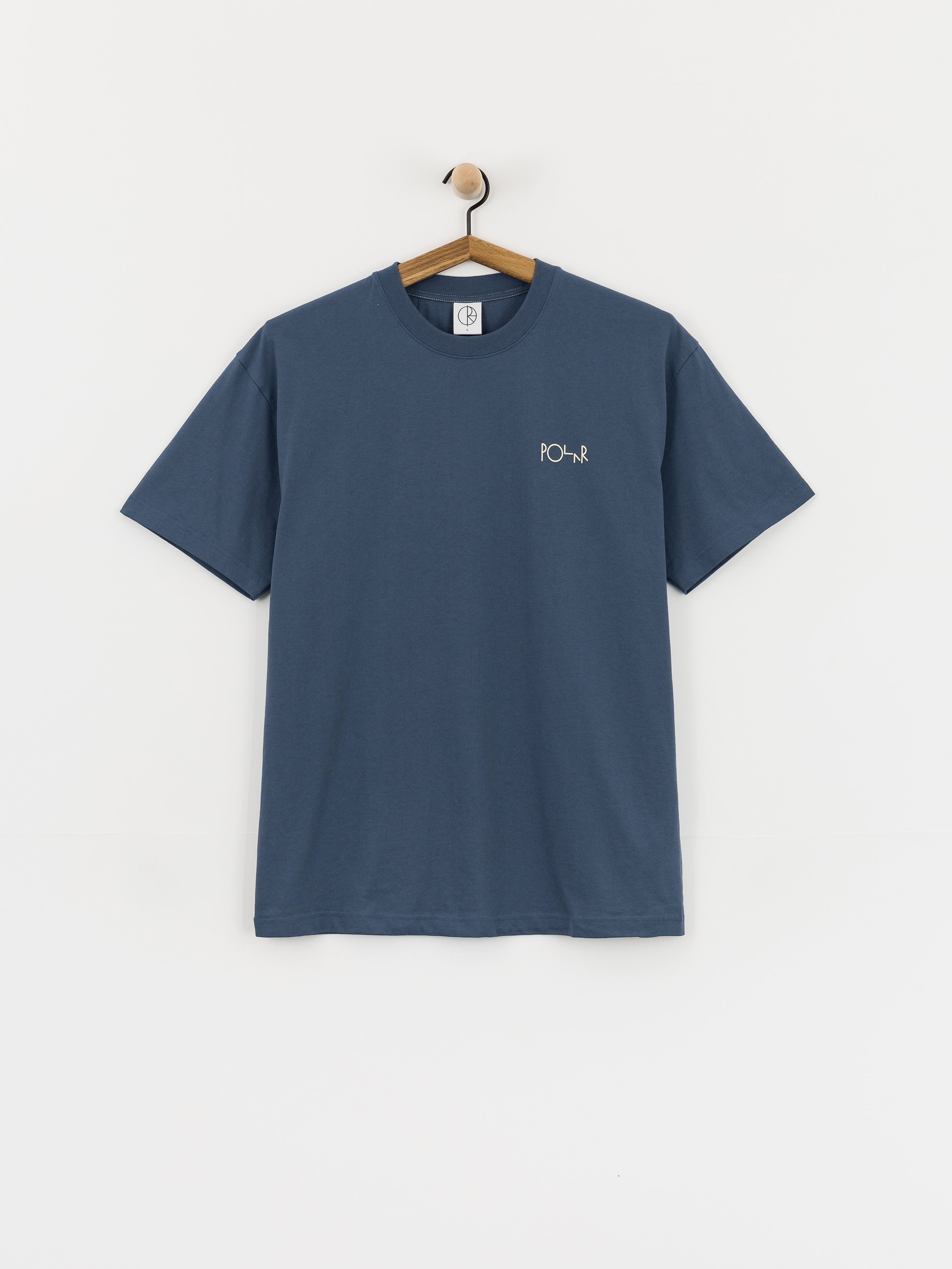 Polar Skate Contrast Stroke Logo Póló (grey blue)