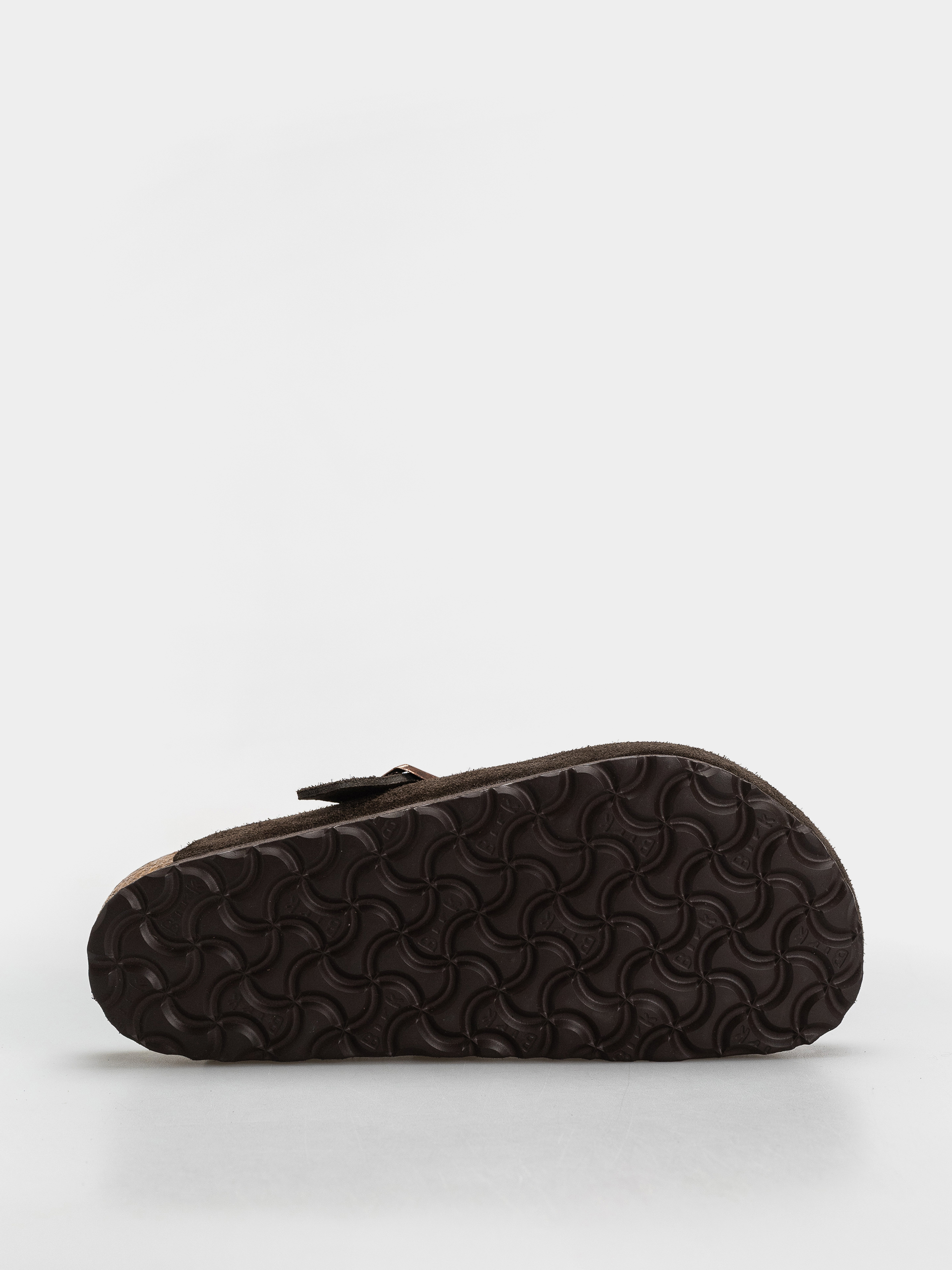 Birkenstock Boston Suede Leather Regular Flip-flop papucsok (mocca)