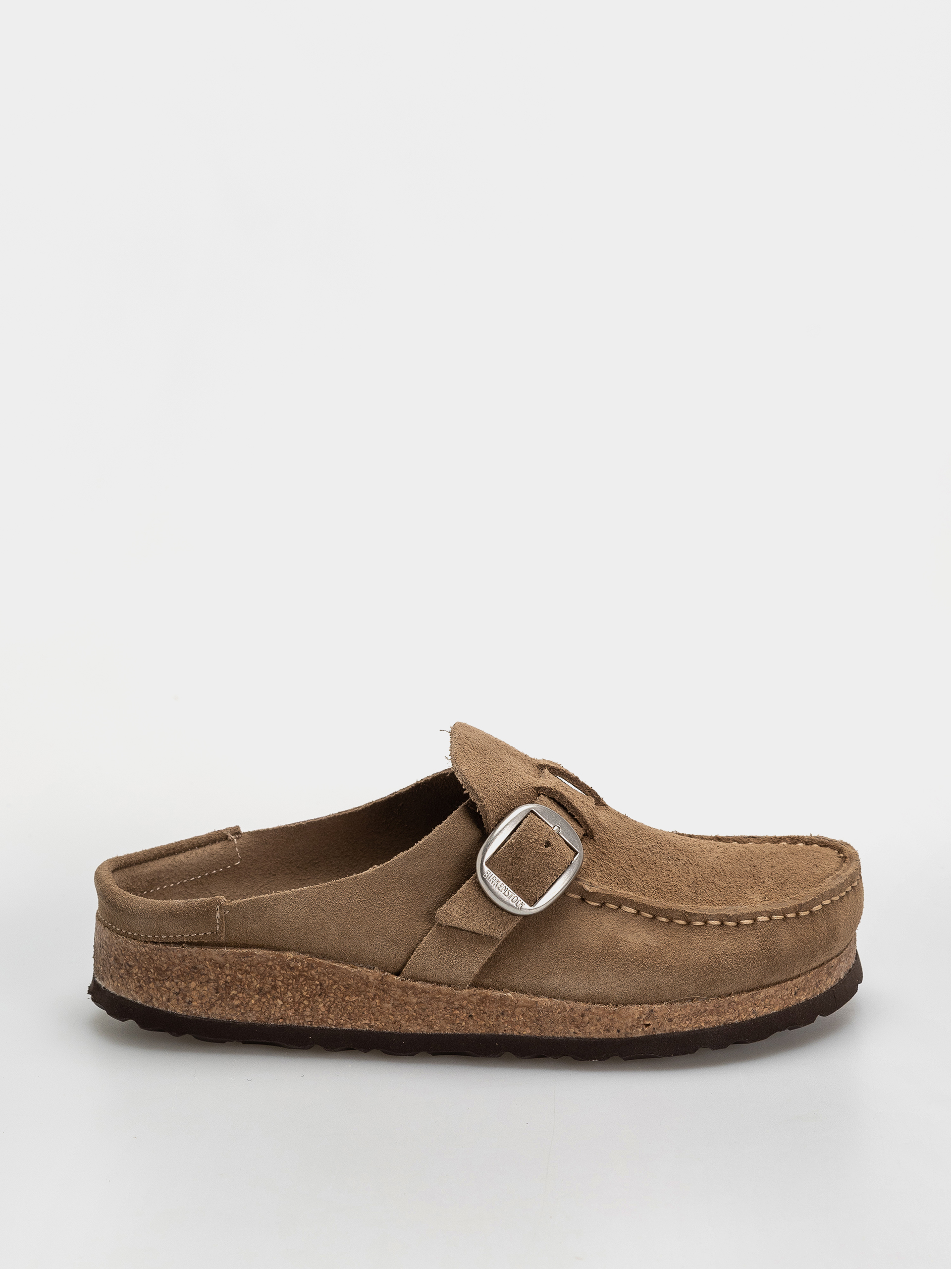 Birkenstock Buckley Suede Leather Narrow Wmn Flip-flop papucsok (gray taupe)