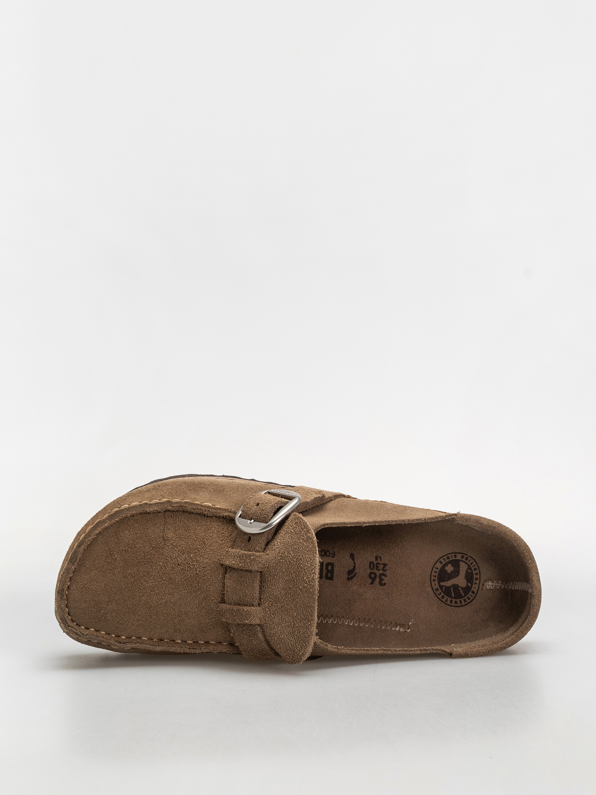 Birkenstock Buckley Suede Leather Narrow Wmn Flip-flop papucsok (gray taupe)