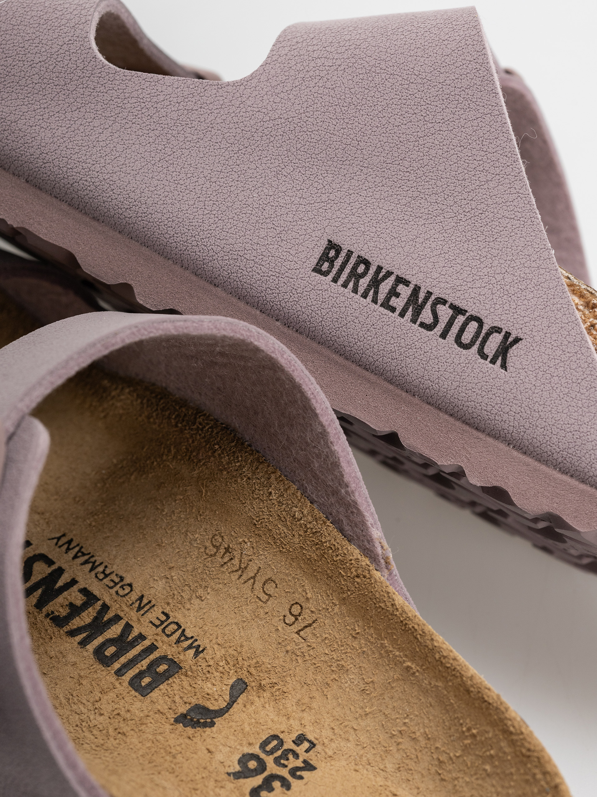 Birkenstock Arizona Birkibuc Narrow Flip-flop papucsok (faded purple)