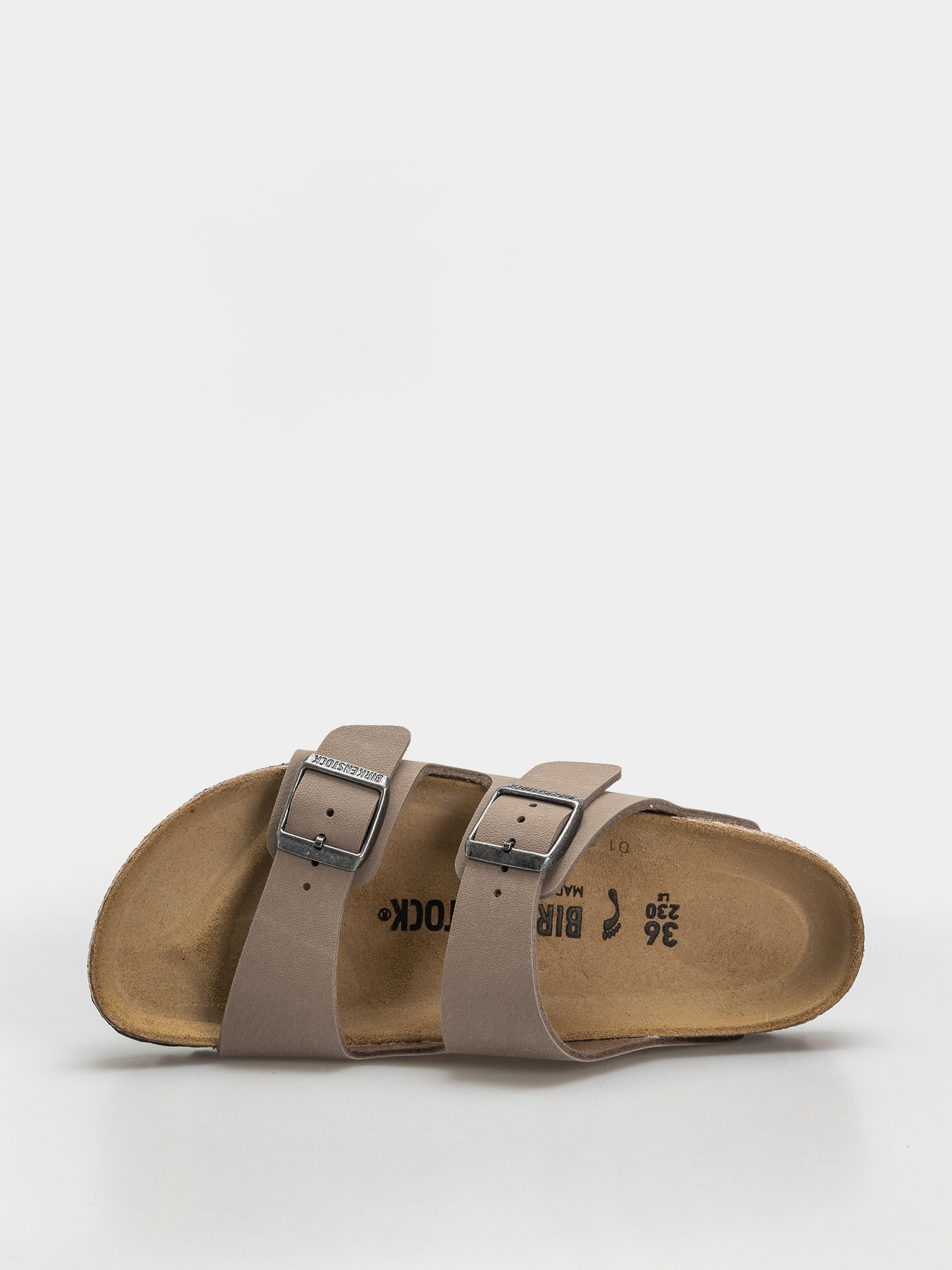 Birkenstock Arizona Birkibuc Narrow Flip-flop papucsok (gray taupe)