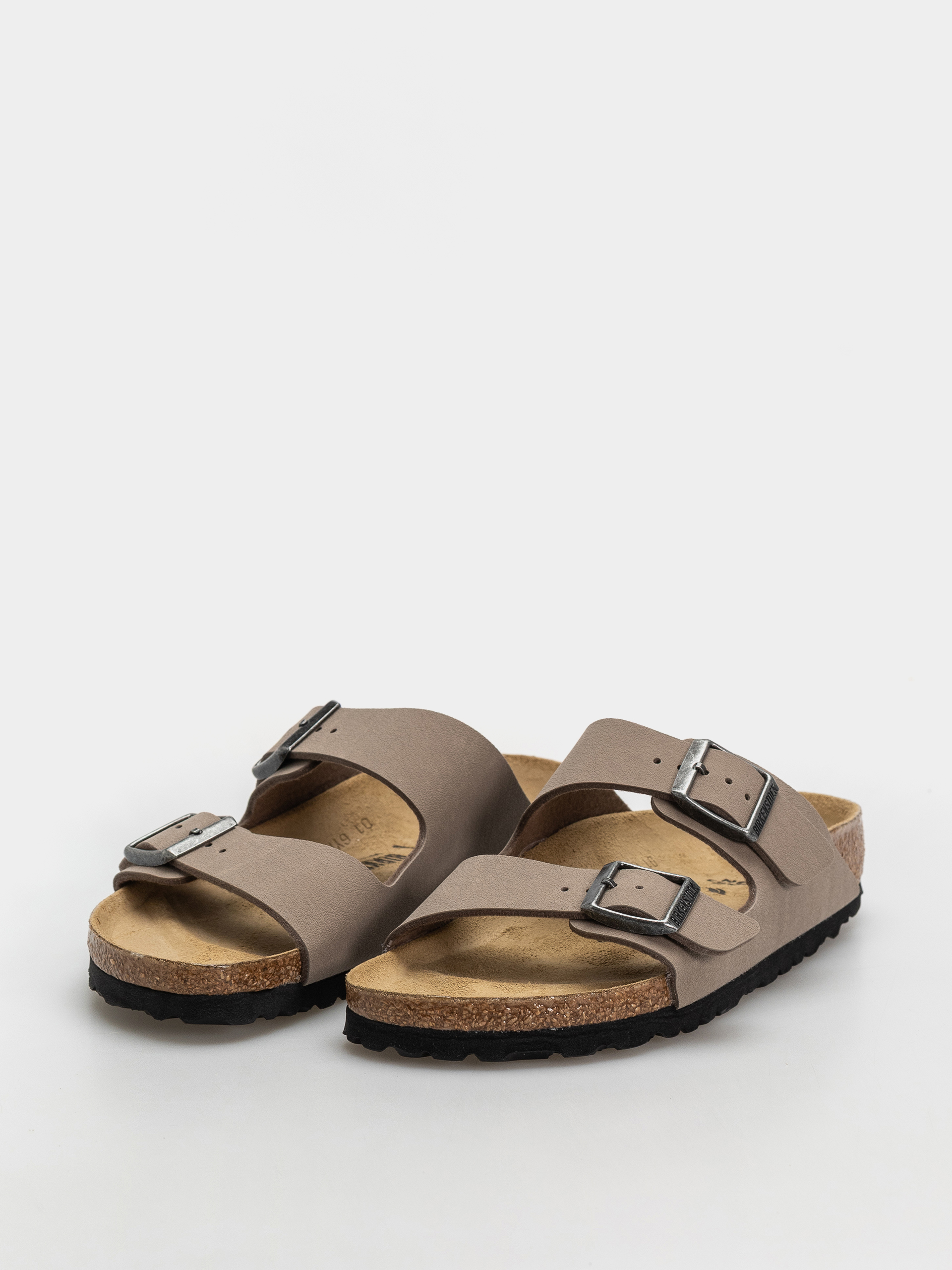 Birkenstock Arizona Birkibuc Narrow Flip-flop papucsok (gray taupe)