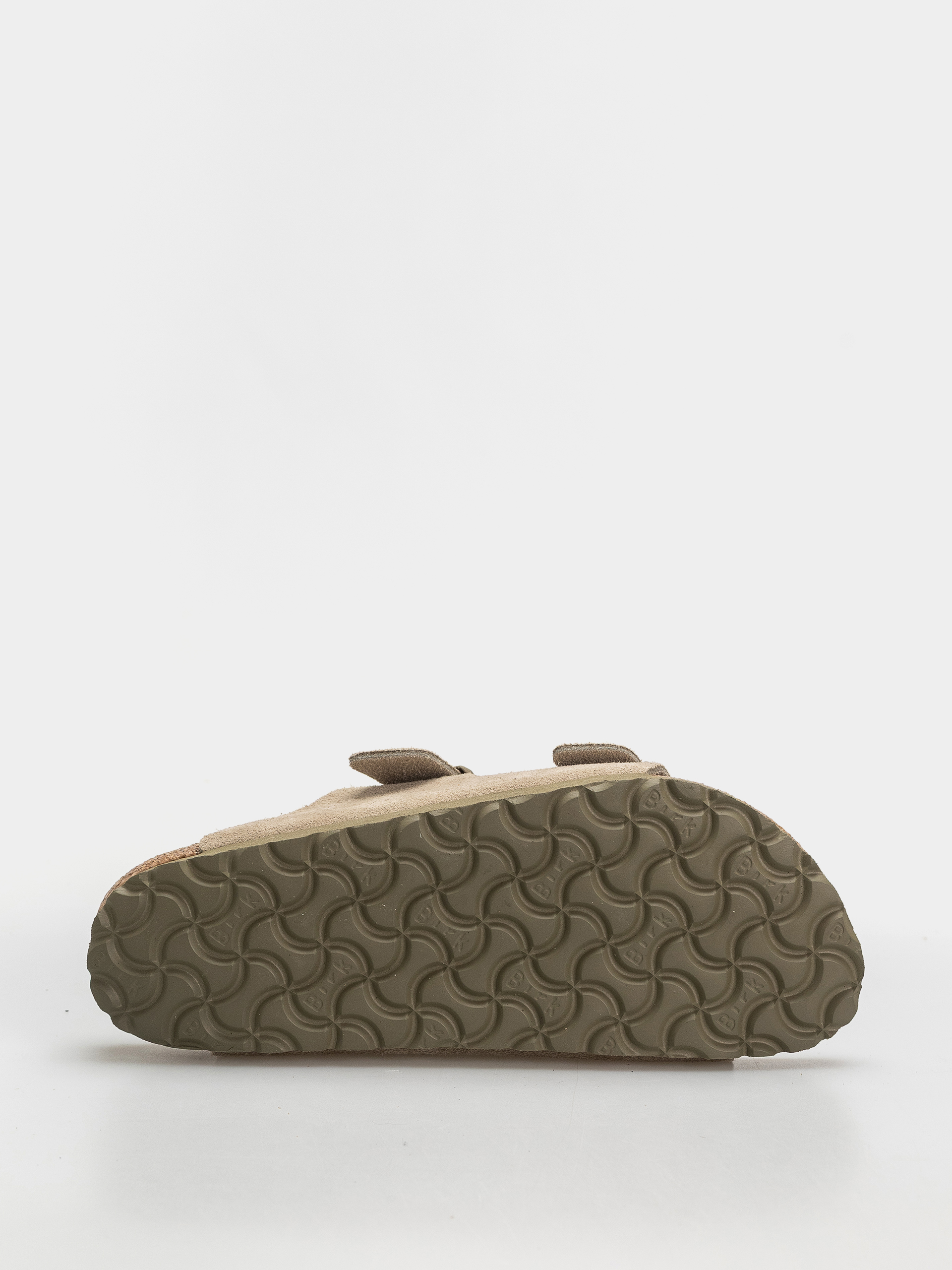 Birkenstock Arizona Suede Leather Narrow Flip-flop papucsok (faded khaki)