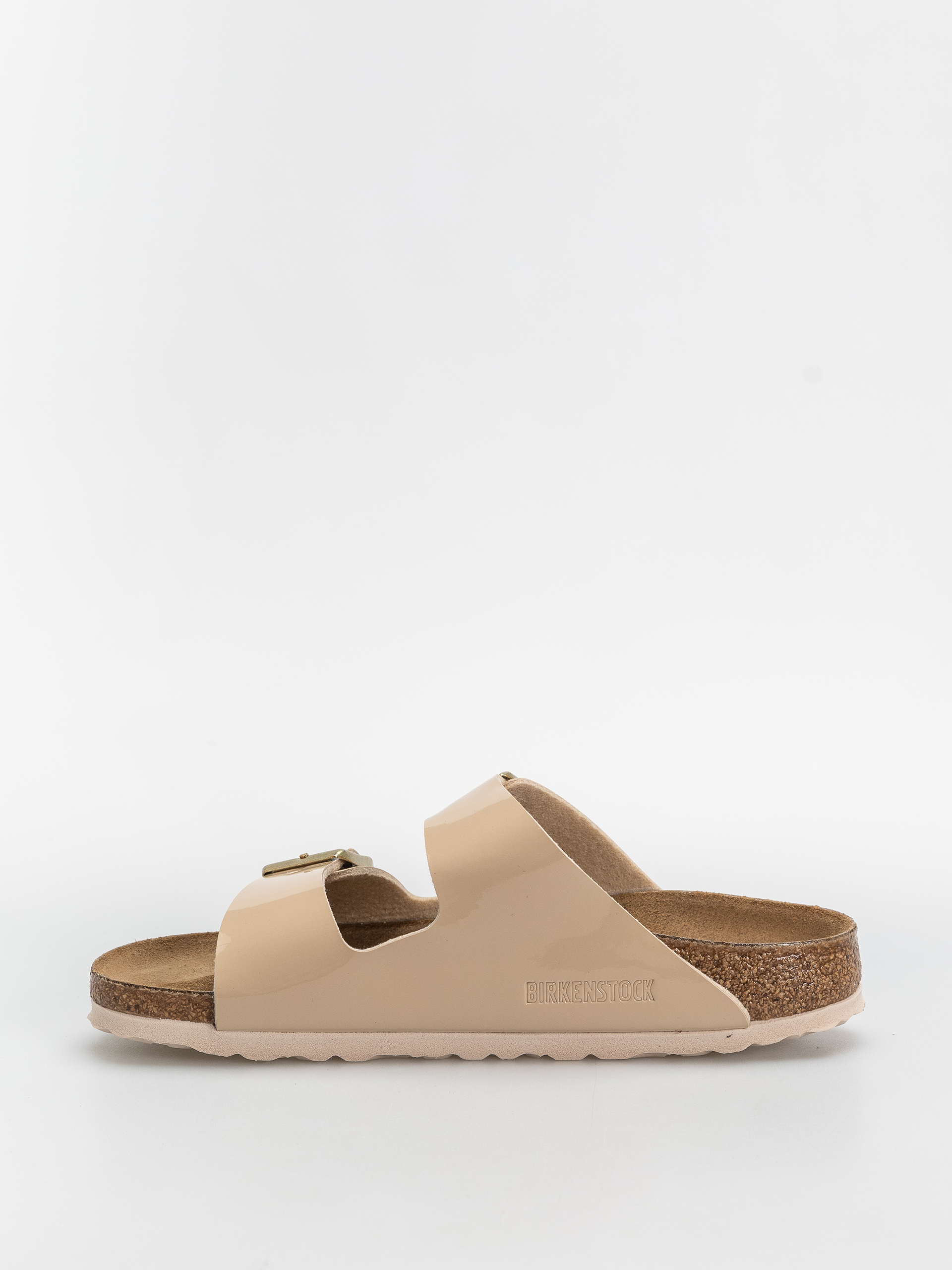 Birkenstock Arizona Birko Flor Patent Narrow Wmn Flip-flop papucsok (sand)