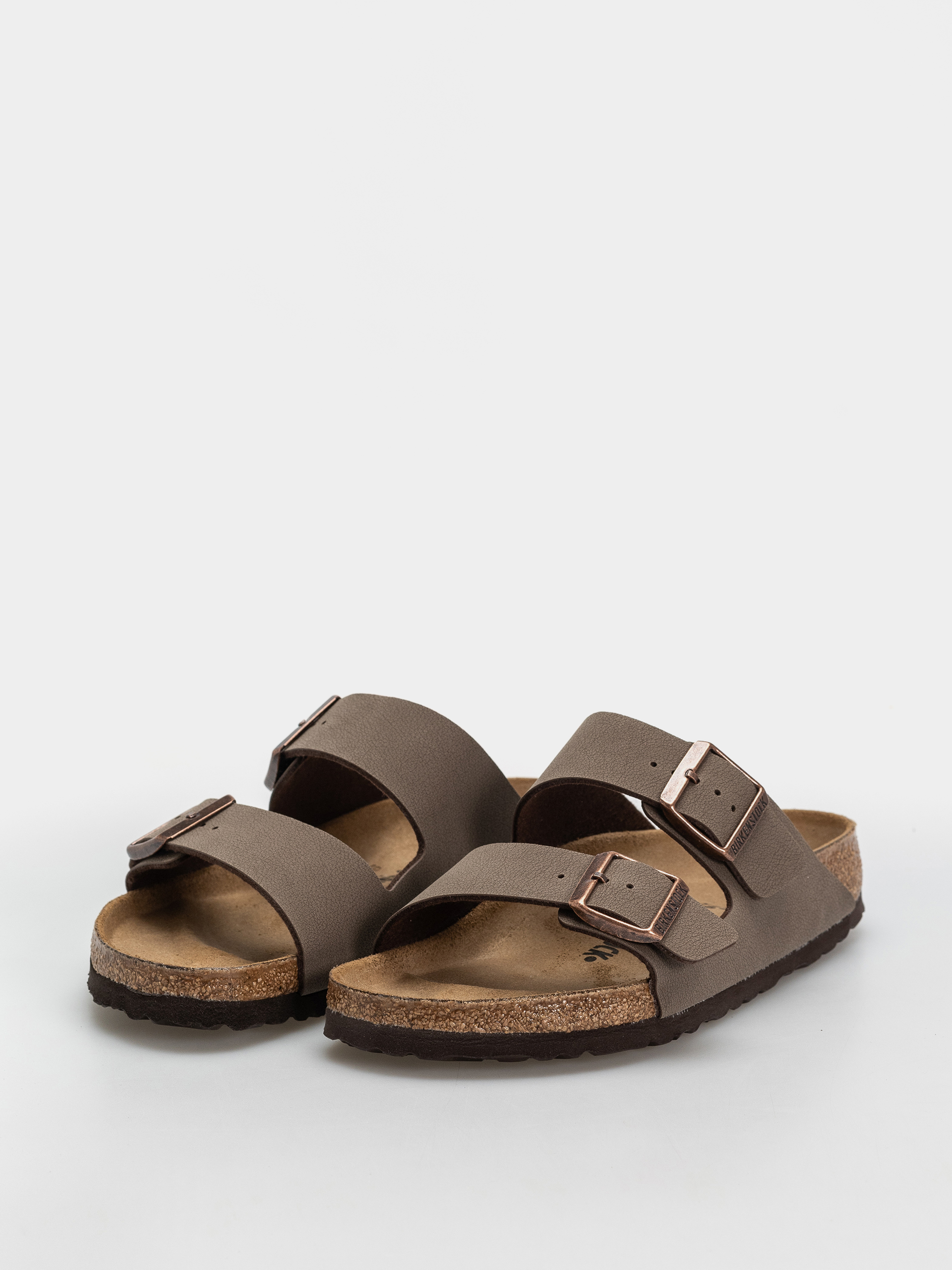 Birkenstock Arizona Birkibuc Regular Flip-flop papucsok (mocca)