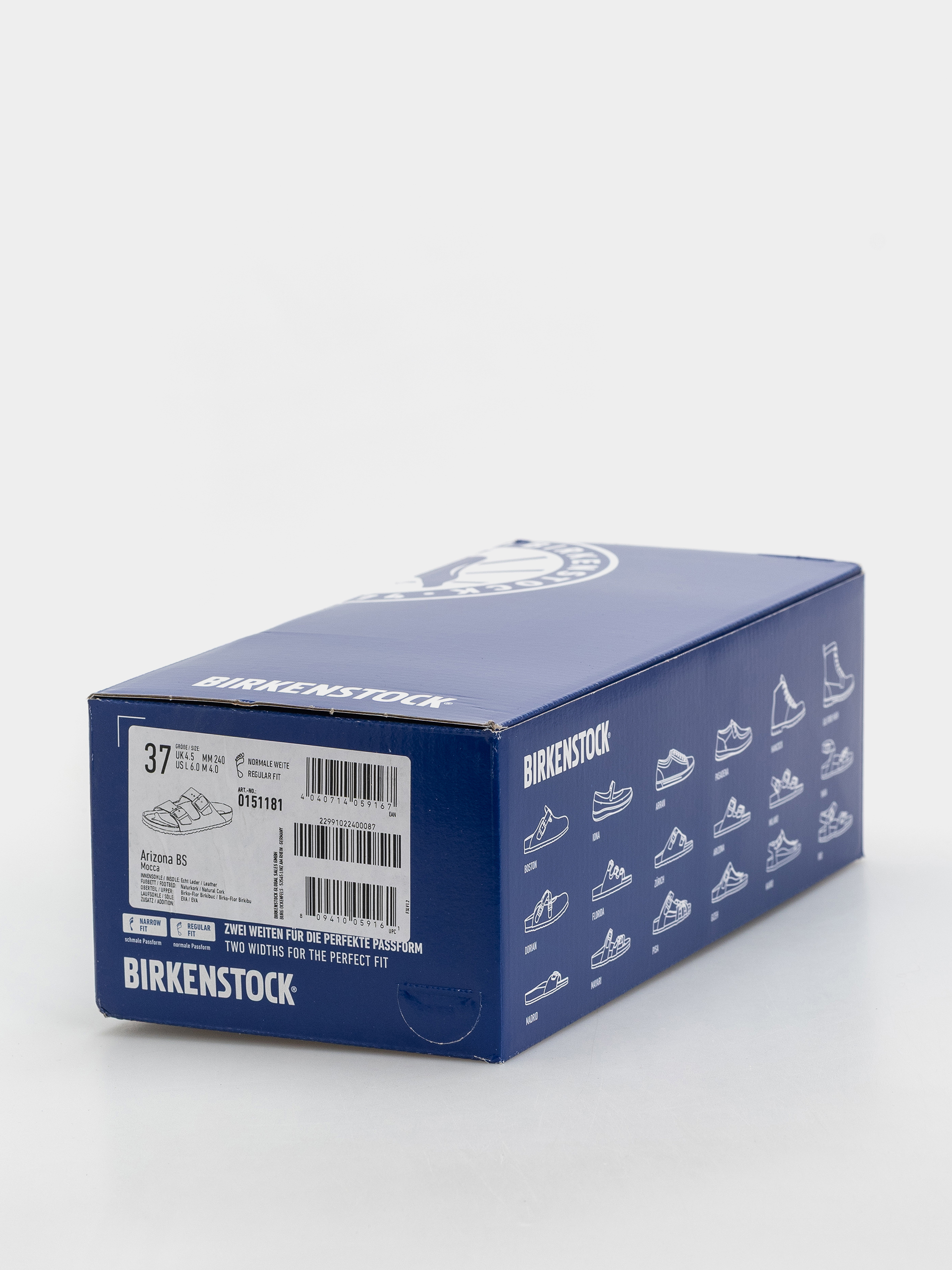Birkenstock Arizona Birkibuc Regular Flip-flop papucsok (mocca)