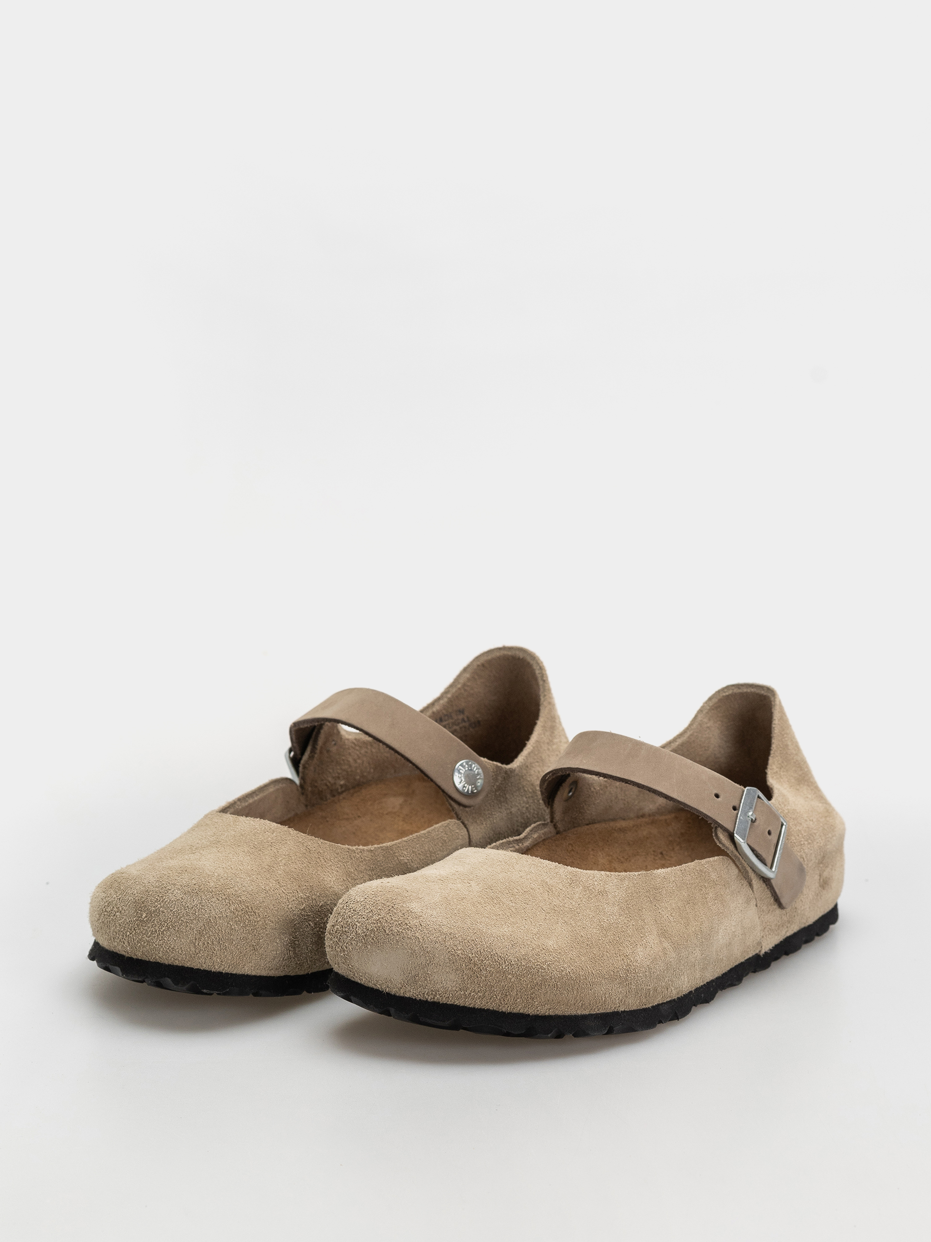 Birkenstock Mantova Suede Leather Narrow Wmn Flip-flop papucsok (taupe)