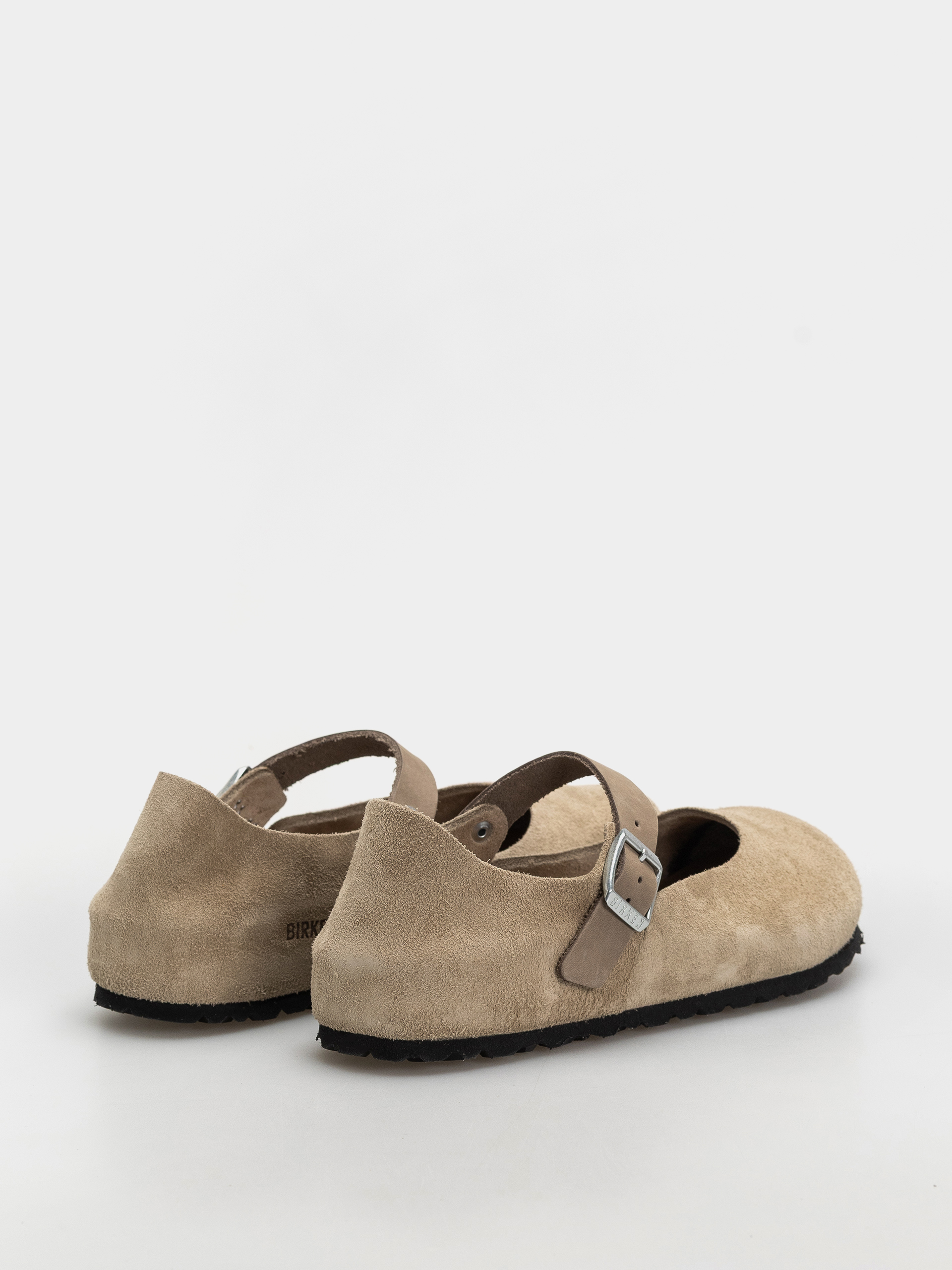 Birkenstock Mantova Suede Leather Narrow Wmn Flip-flop papucsok (taupe)