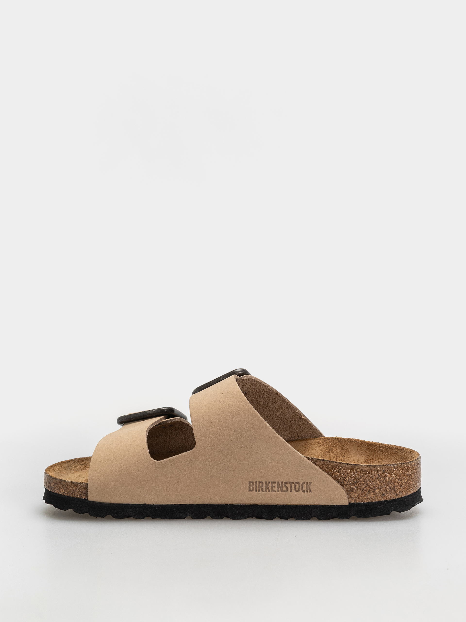Birkenstock Arizona Wire Buckle Nubuck Leather Narrow Flip-flop papucsok (sandcastle)