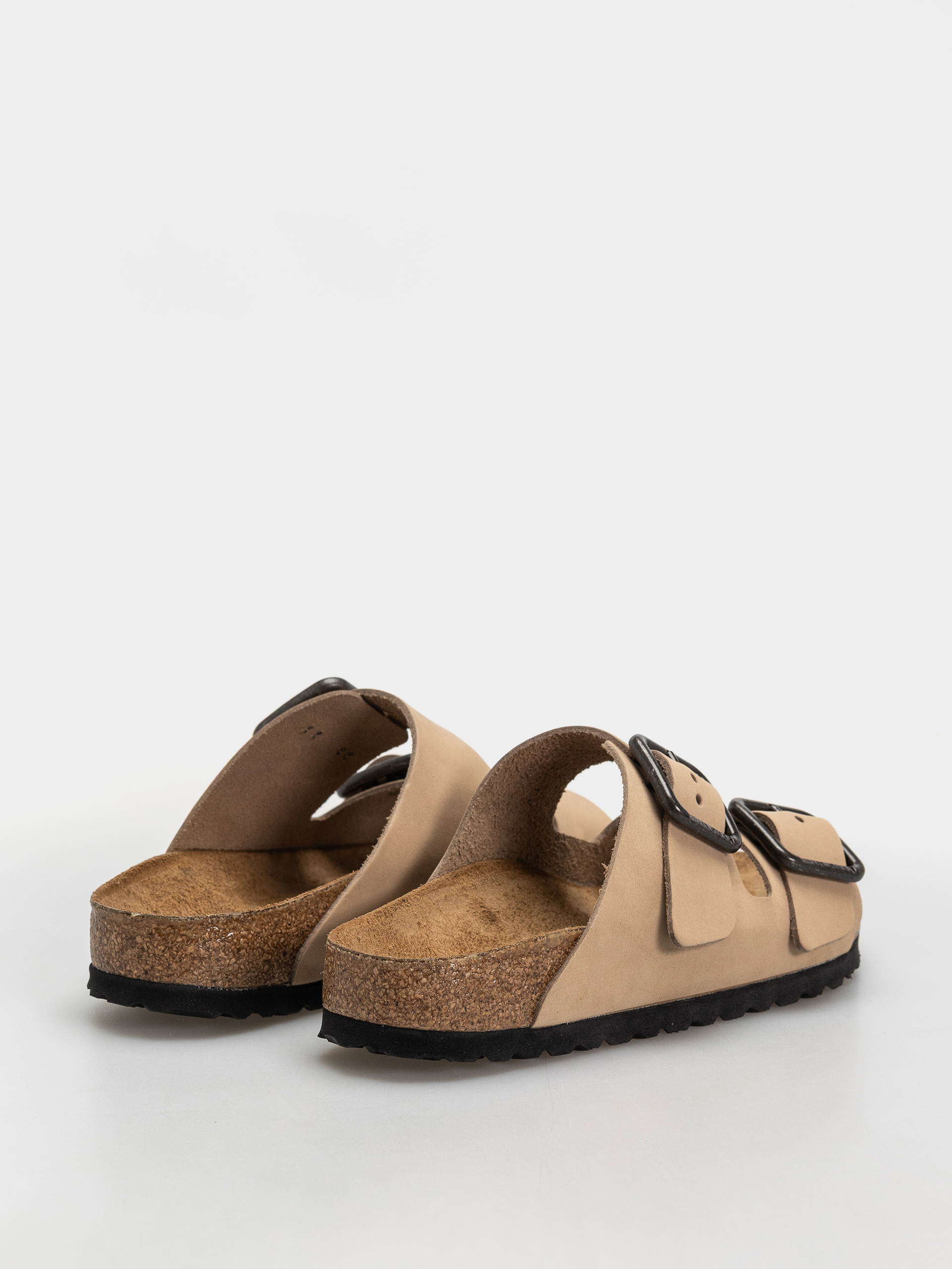 Birkenstock Arizona Wire Buckle Nubuck Leather Narrow Flip-flop papucsok (sandcastle)