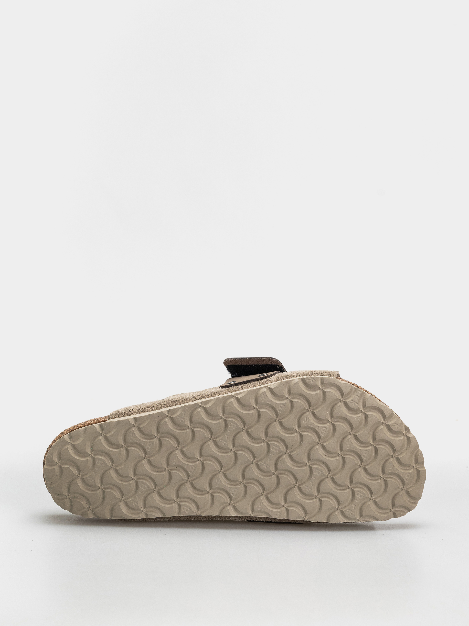 Birkenstock Kyoto Nubuck Suede Leather Regular Flip-flop papucsok (taupe)