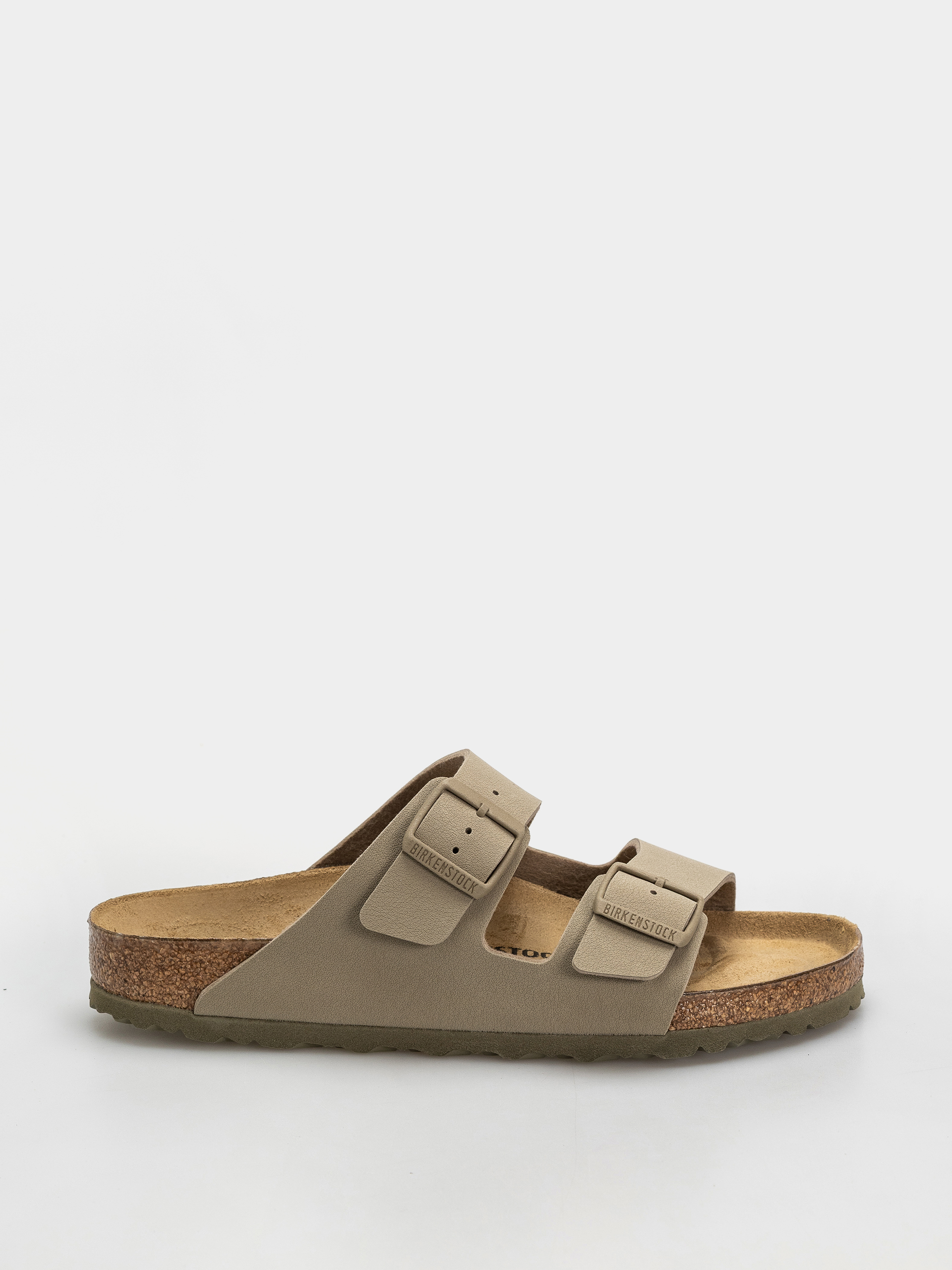 Birkenstock Arizona Birko Flor Regular Flip-flop papucsok (faded khaki)