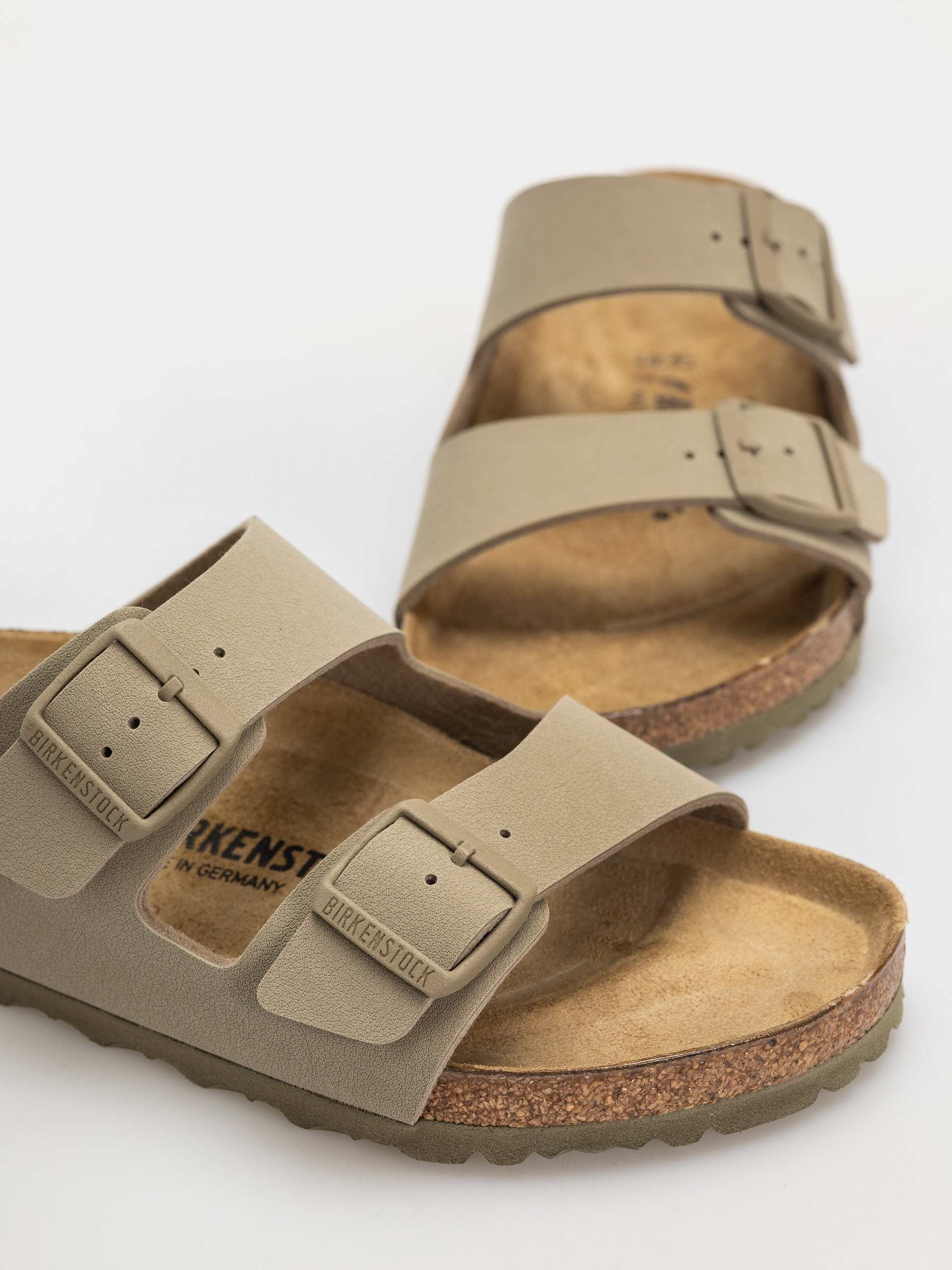 Birkenstock Arizona Birko Flor Regular Flip-flop papucsok (faded khaki)
