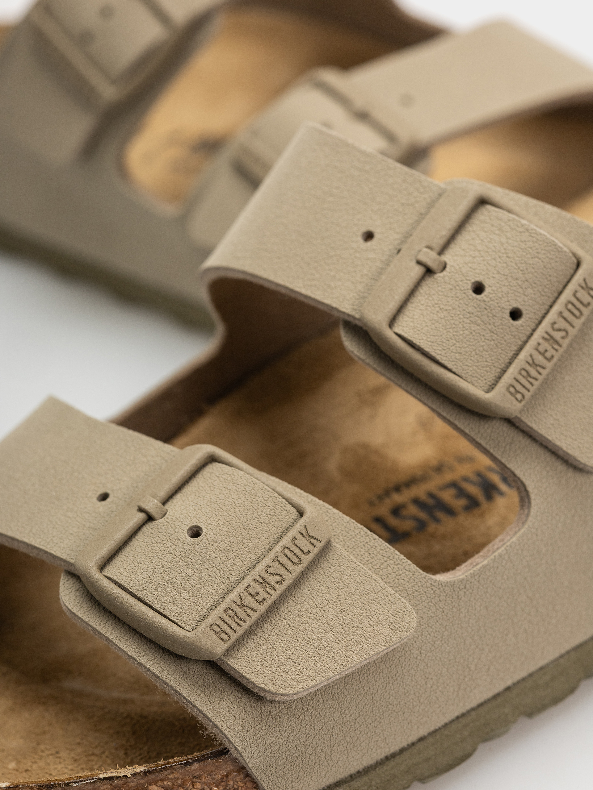 Birkenstock Arizona Birko Flor Regular Flip-flop papucsok (faded khaki)
