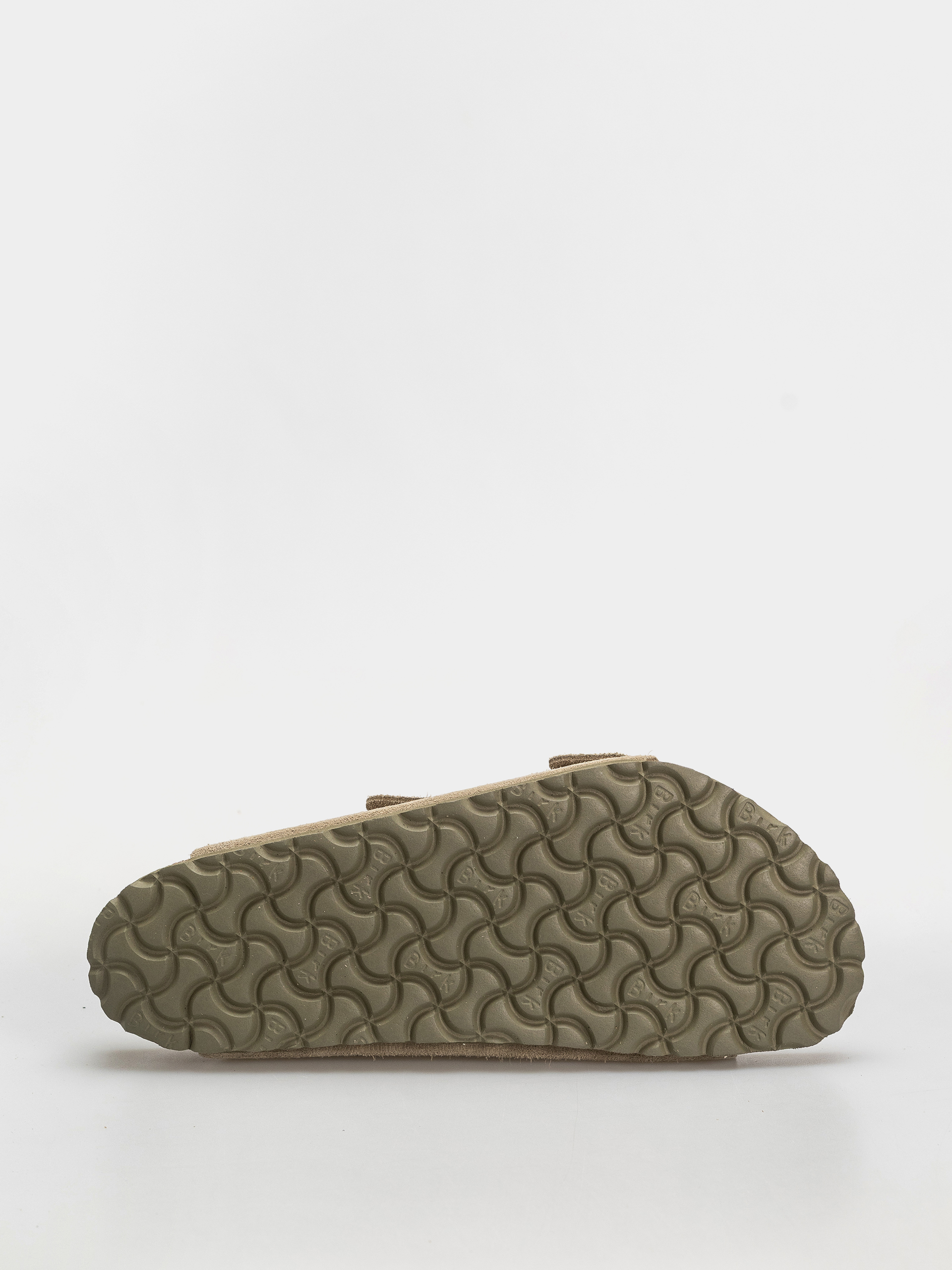 Birkenstock Arizona Suede Leather Regular Flip-flop papucsok (faded khaki)